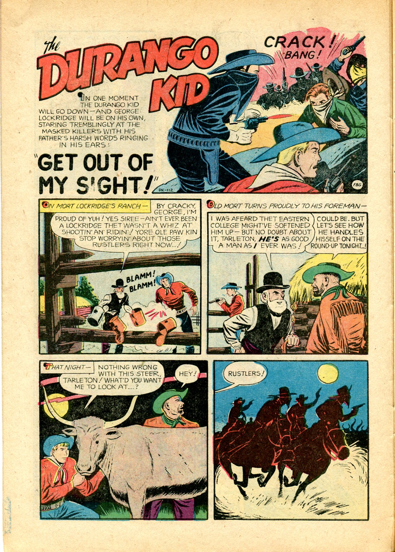 Read online Charles Starrett as The Durango Kid comic -  Issue #34 - 10