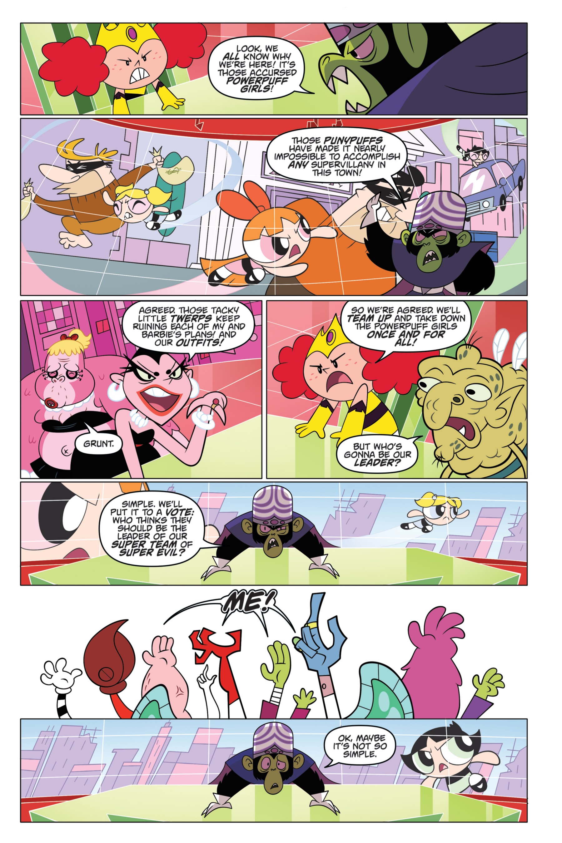 Read online The Powerpuff Girls: Bureau of Bad comic -  Issue # _TPB - 9