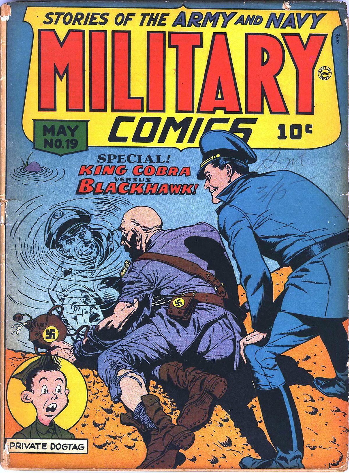 Read online Military Comics comic -  Issue #19 - 1