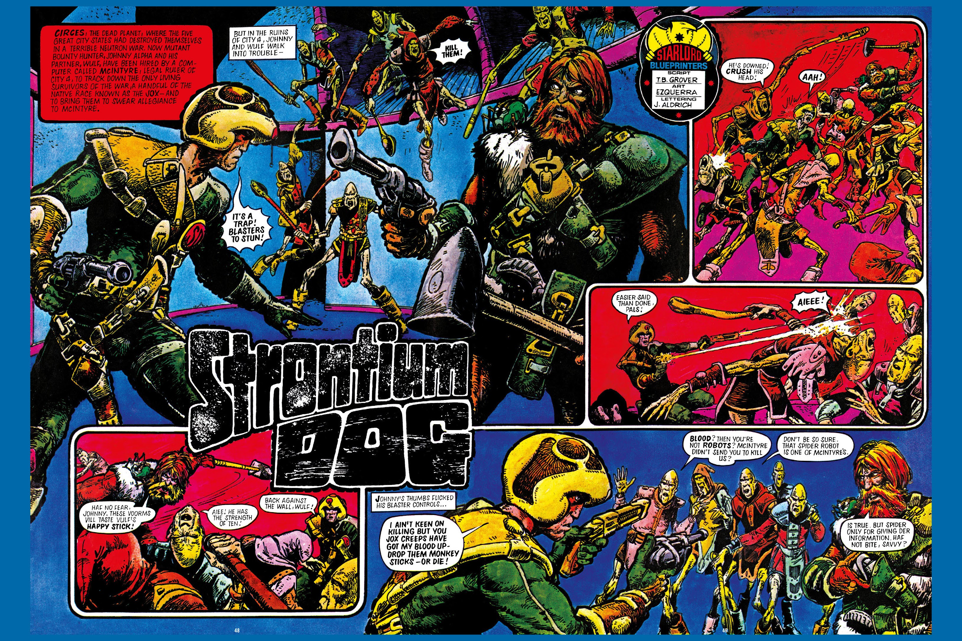 Read online Strontium Dog Search and Destroy: The Starlord Years comic -  Issue # TPB - 47