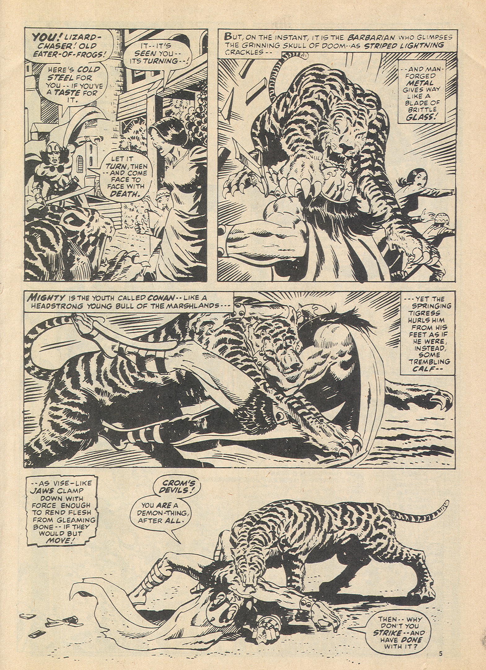 Read online The Savage Sword of Conan (1975) comic -  Issue #5 - 5