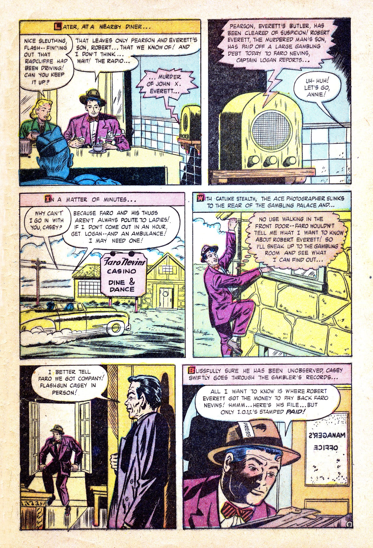 Read online Casey Crime Photographer comic -  Issue #3 - 45