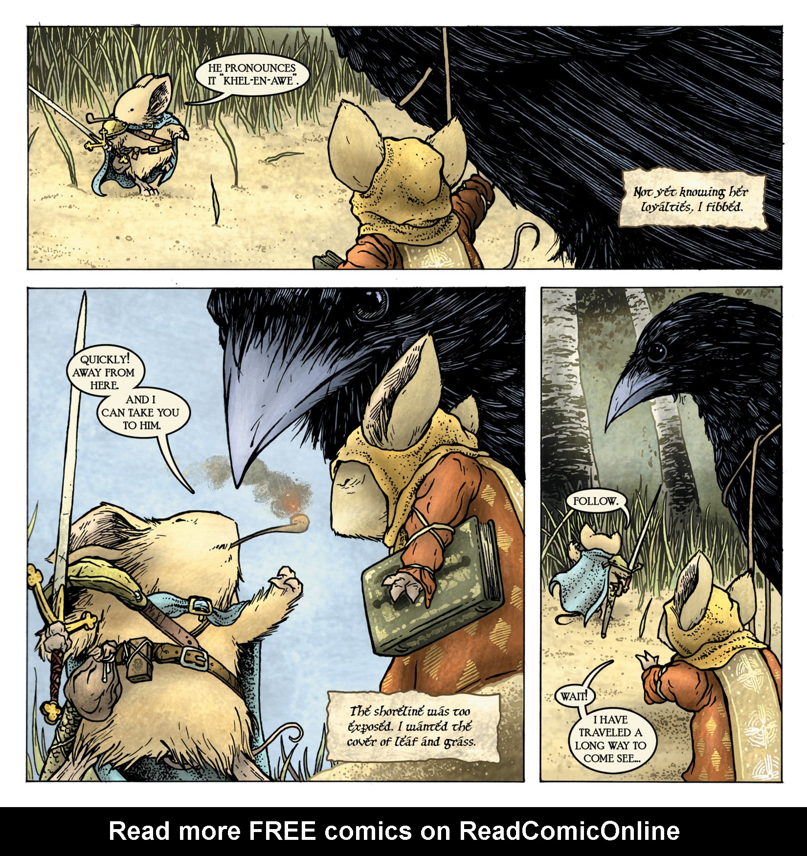 Read online Mouse Guard: The Black Axe comic -  Issue #1 - 11