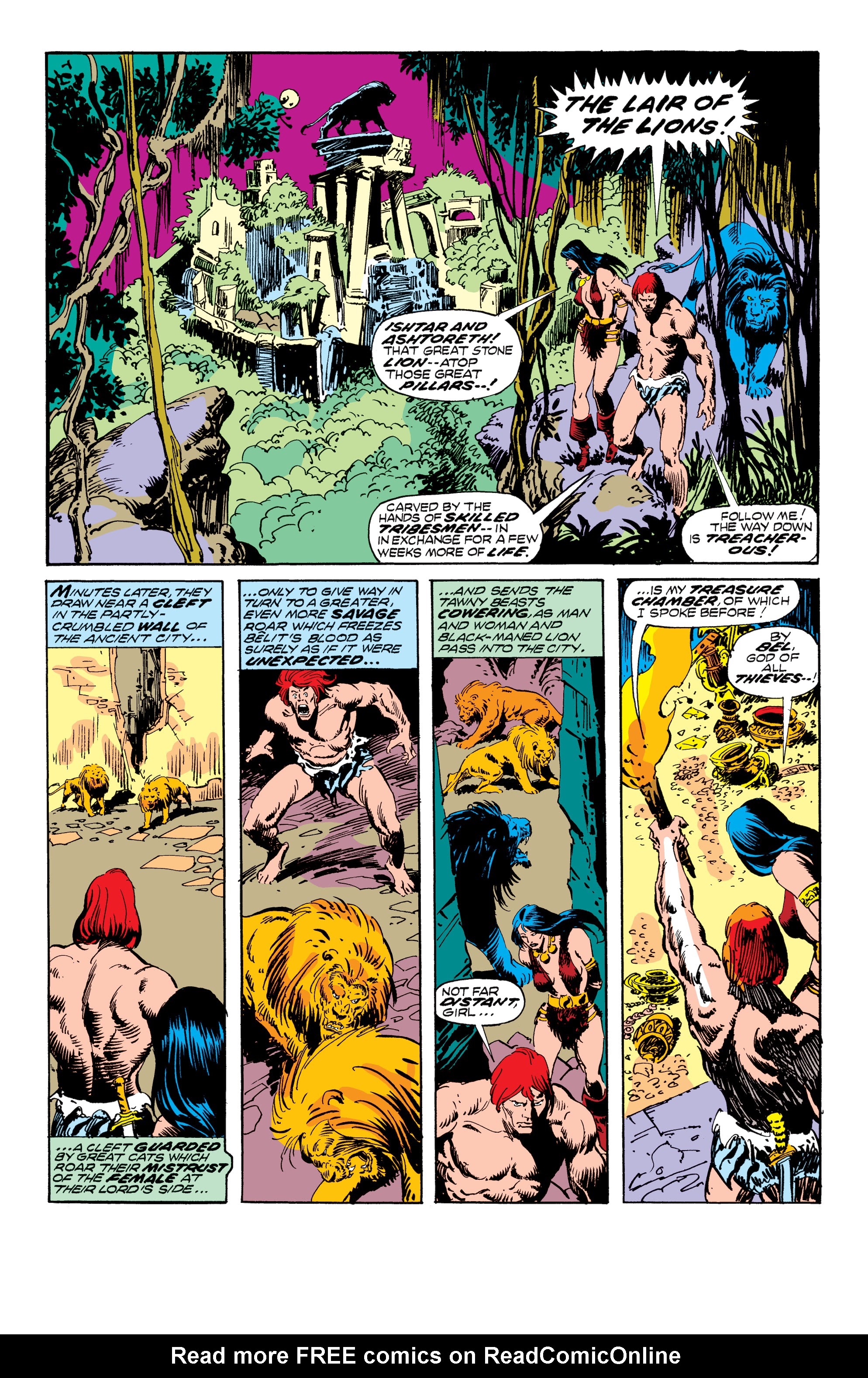 Read online Conan the Barbarian Epic Collection: The Original Marvel Years - Of Once and Future Kings comic -  Issue # TPB (Part 1) - 55