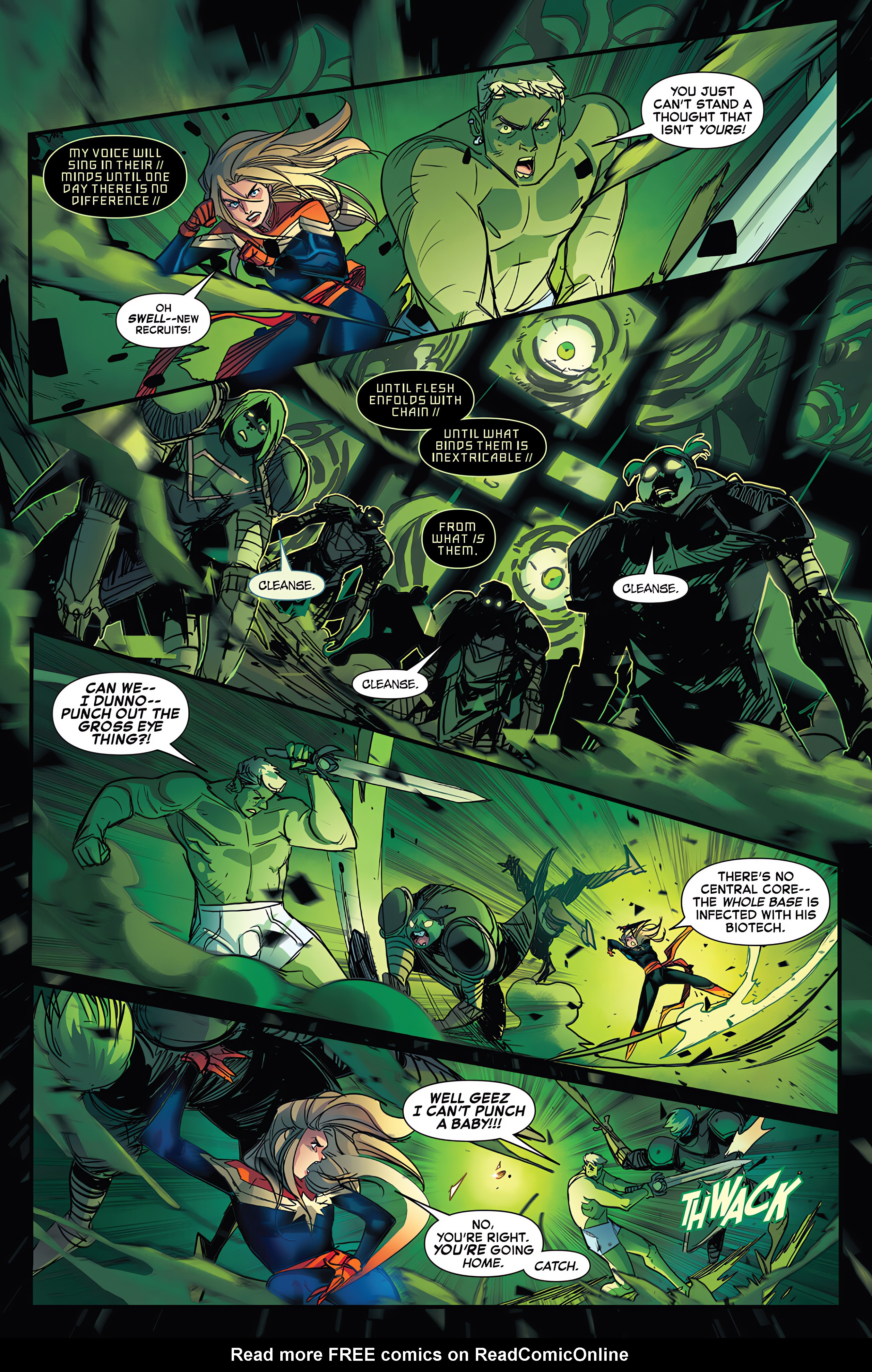 Read online Captain Marvel: Assault on Eden comic -  Issue #1 - 16
