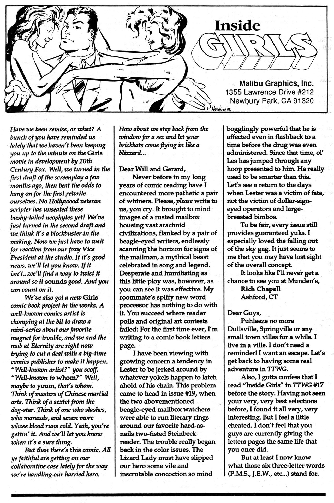 Read online The Trouble With Girls (1989) comic -  Issue #22 - 27