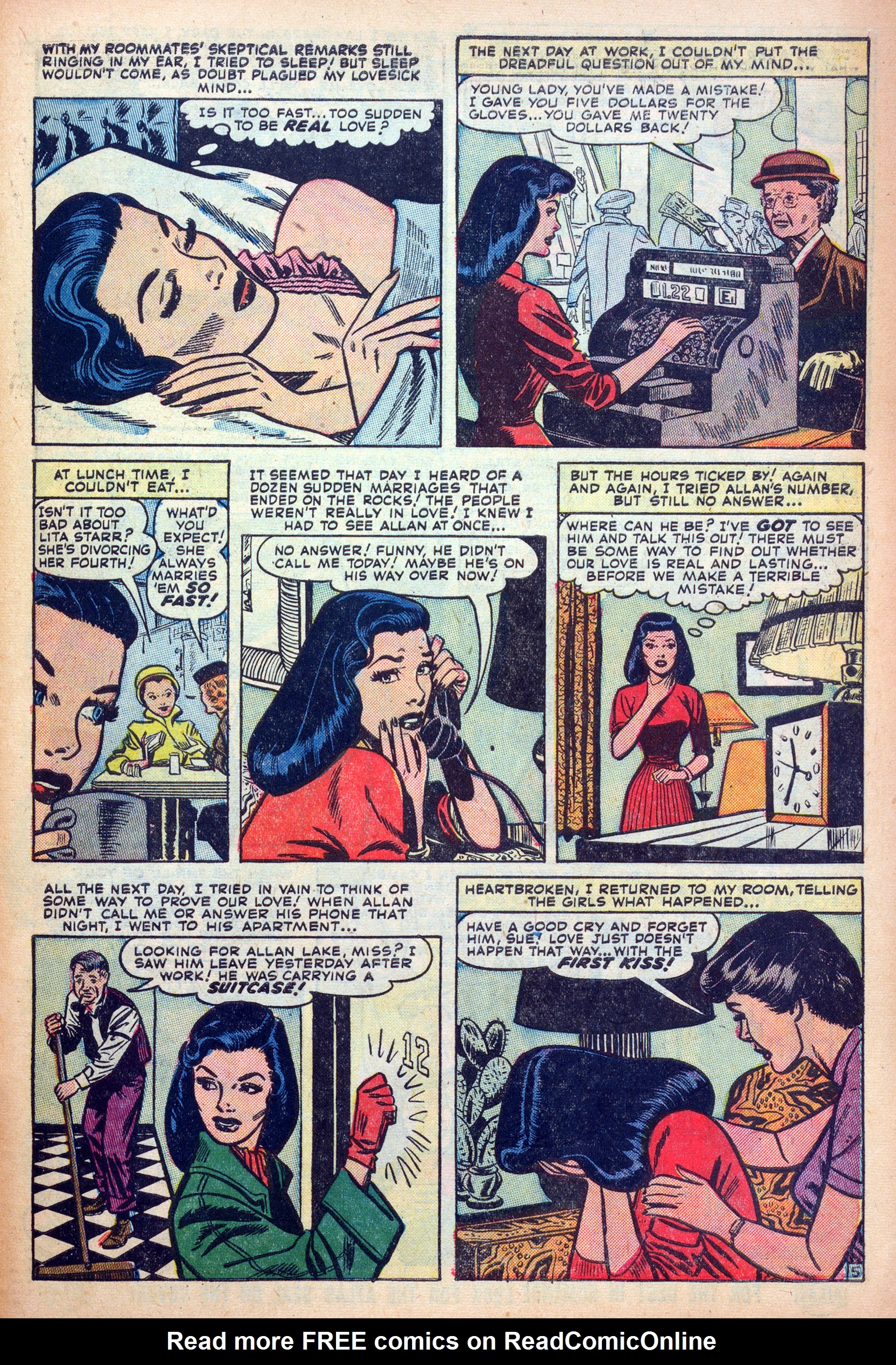 Read online Secret Story Romances comic -  Issue #7 - 31