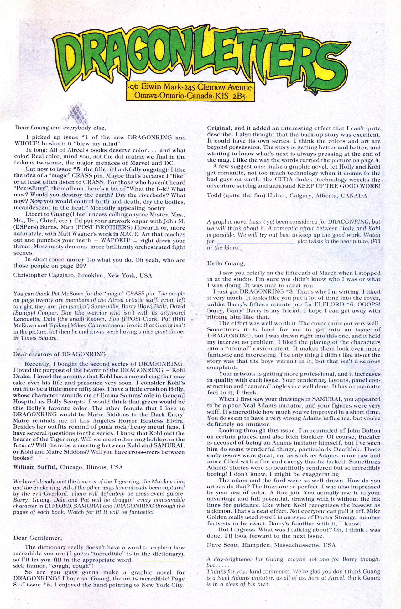 Read online Dragonring (1987) comic -  Issue #9 - 31