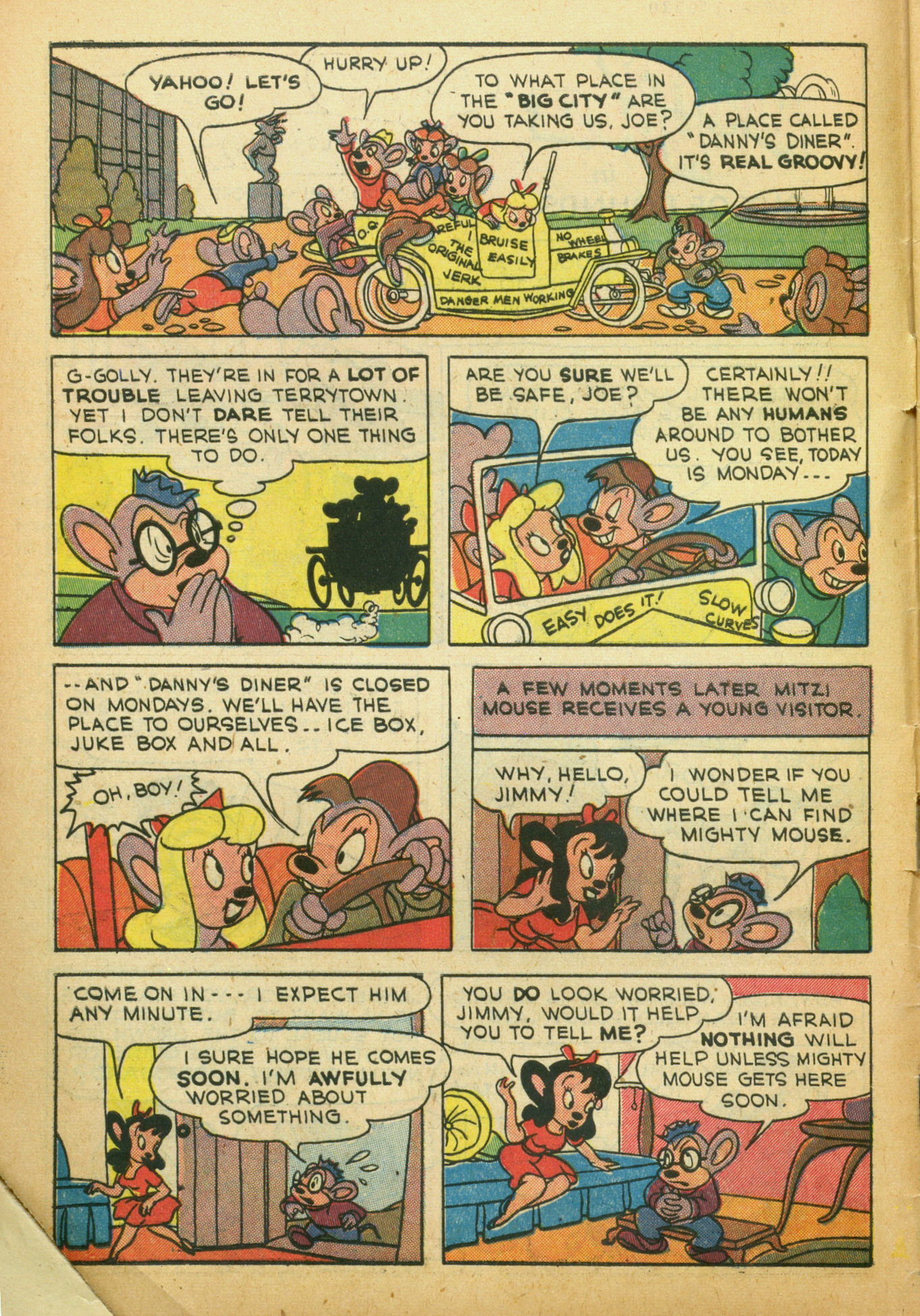 Read online Paul Terry's Mighty Mouse Comics comic -  Issue #39 - 36