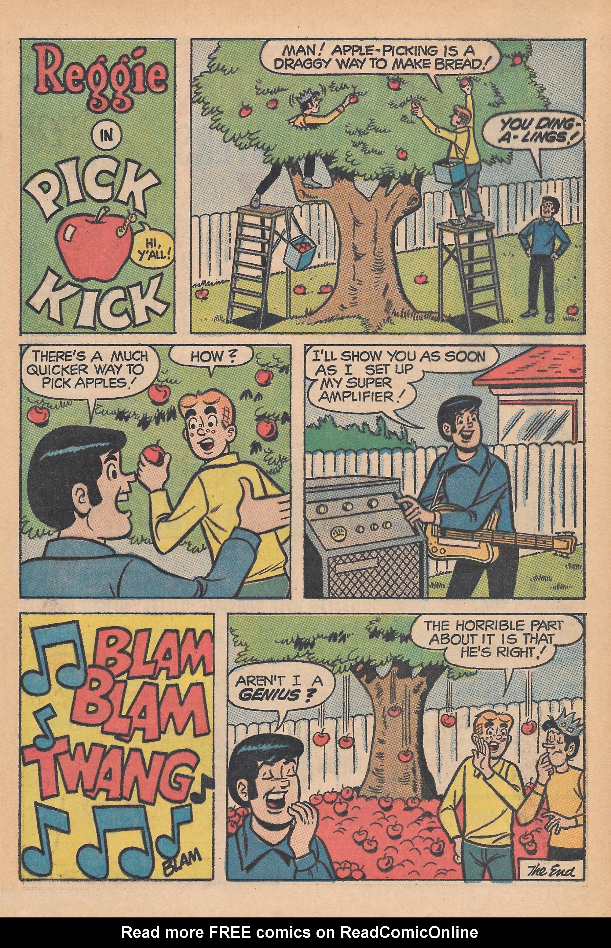 Read online Reggie's Wise Guy Jokes comic -  Issue #11 - 41