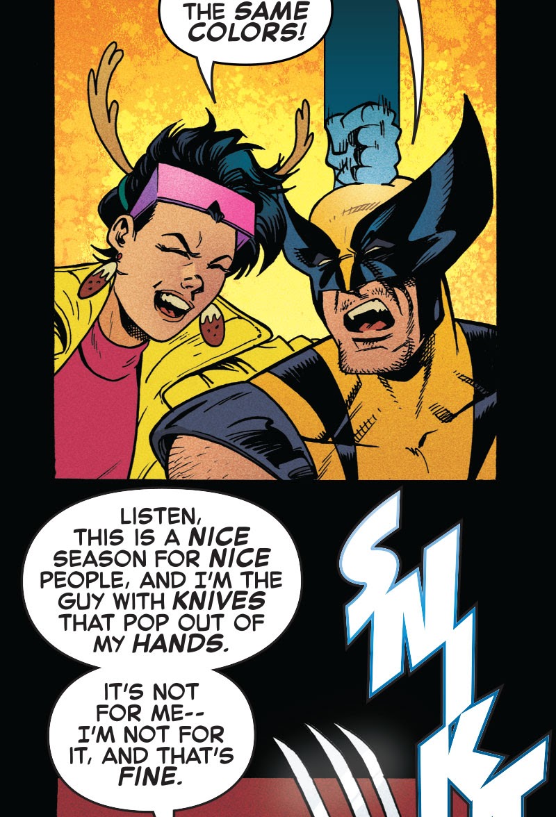 Read online Mighty Marvel Holiday Special - Happy Holidays, Mr. Howlett Infinity Comic comic -  Issue #1 - 39