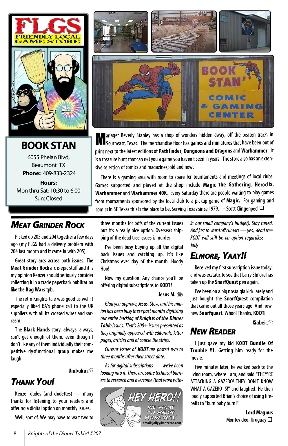 Read online Knights of the Dinner Table comic -  Issue #207 - 10