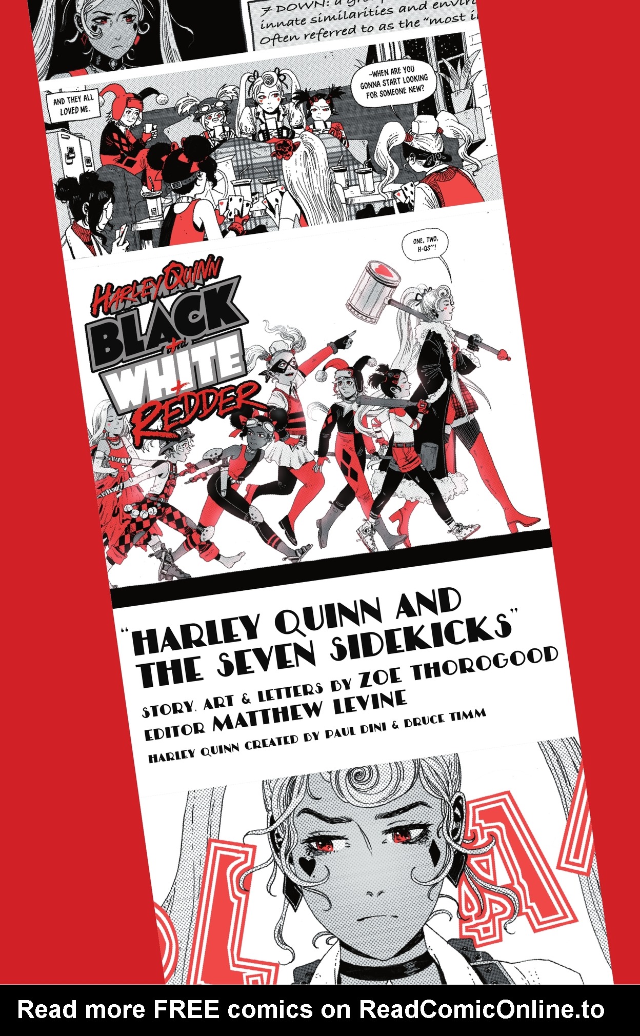 Read online Harley Quinn: Black   White   Redder comic -  Issue #4 - 4