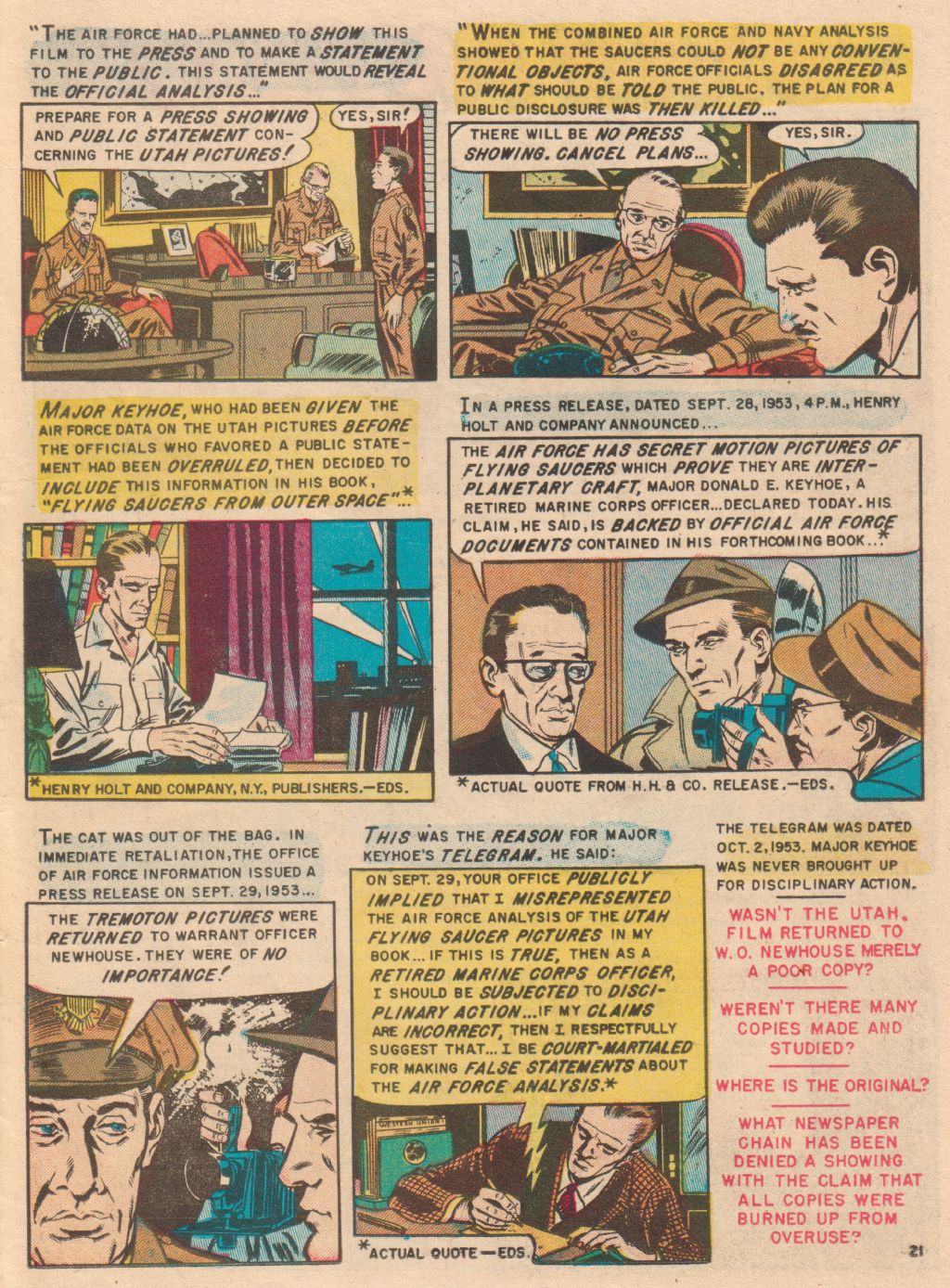Read online Weird Science-Fantasy comic -  Issue #26 - 22