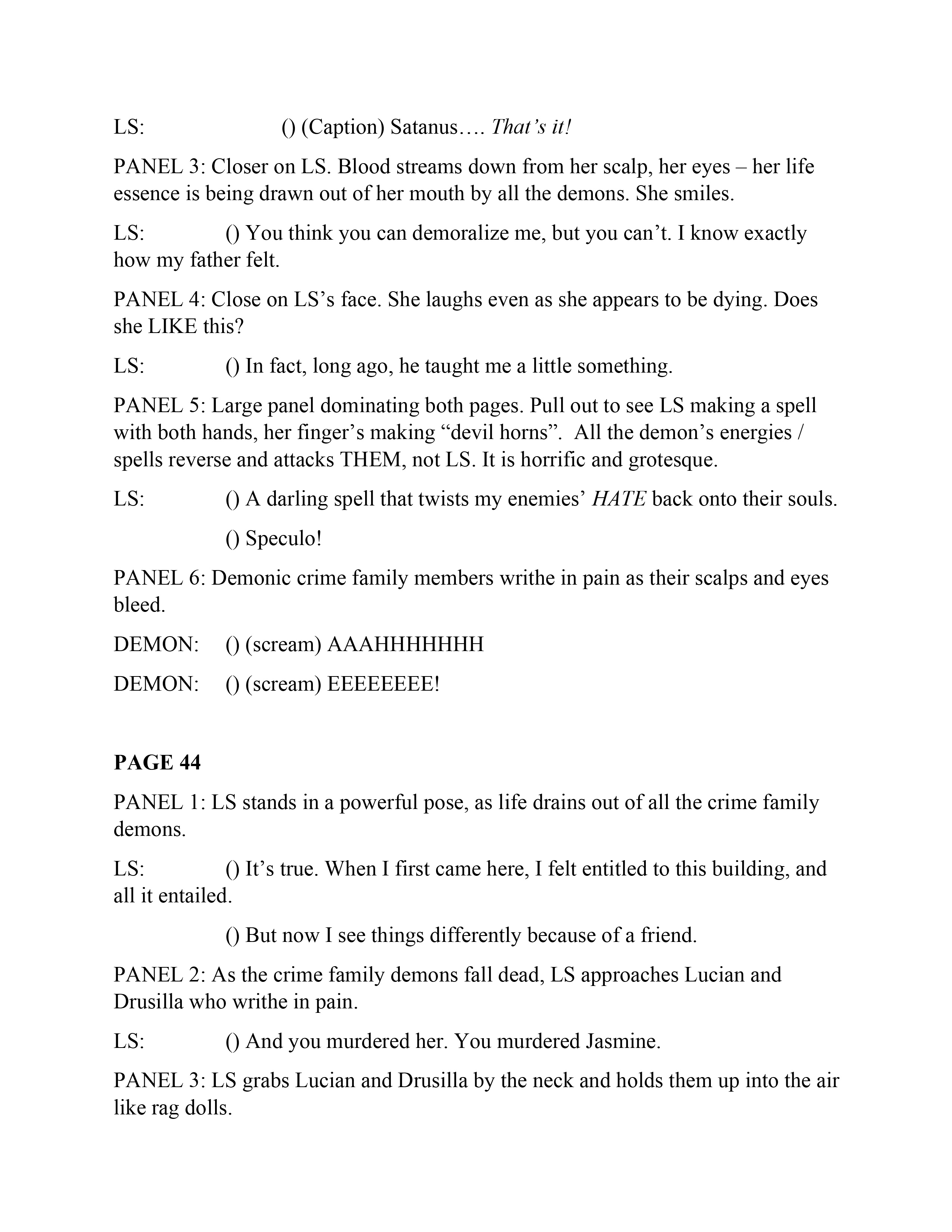 Read online Lady Satanus: Sinister Urge comic -  Issue # TPB - 93