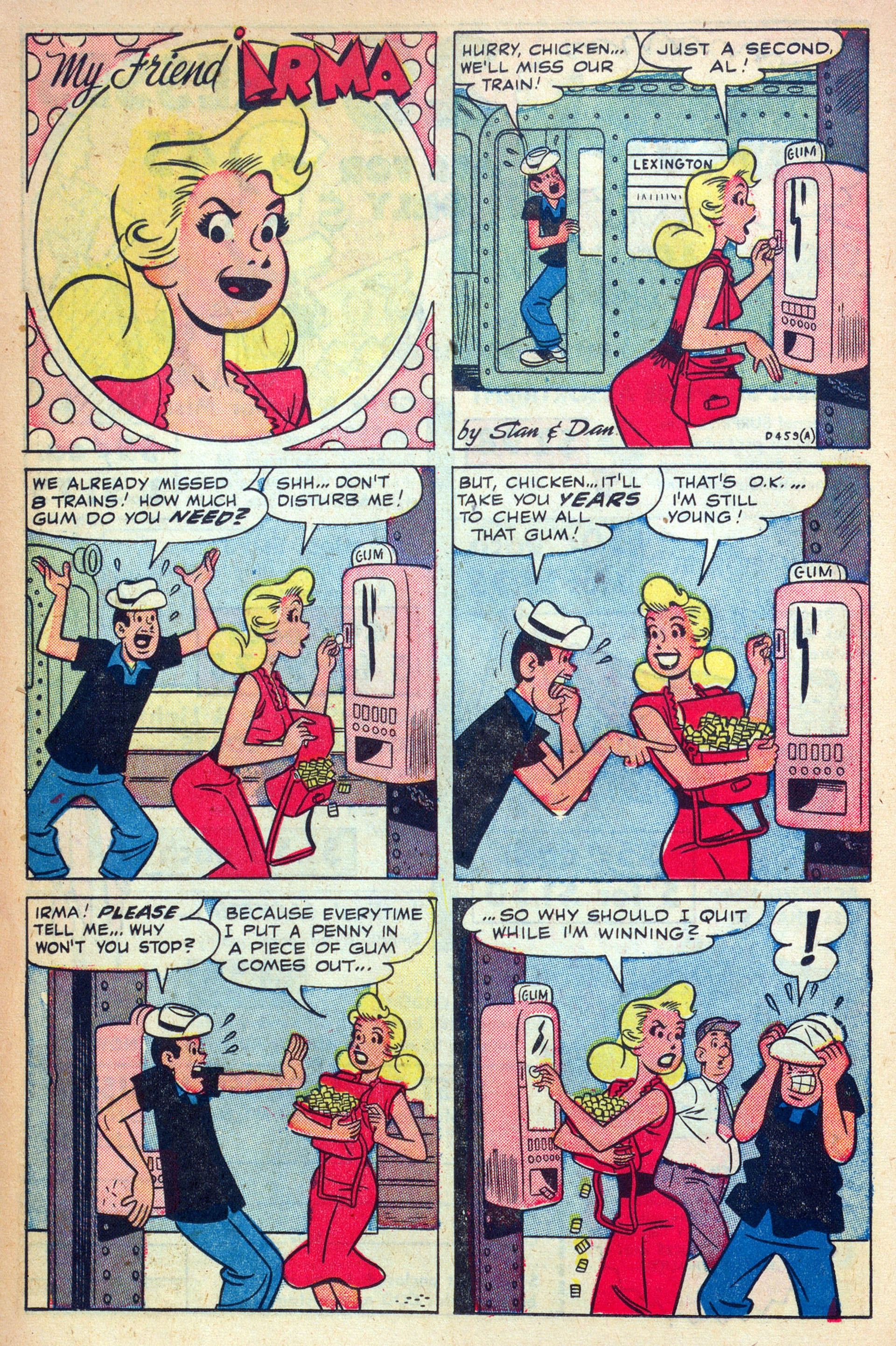 Read online My Friend Irma comic -  Issue #39 - 14