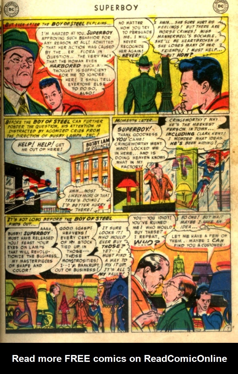 Read online Superboy (1949) comic -  Issue #29 - 20