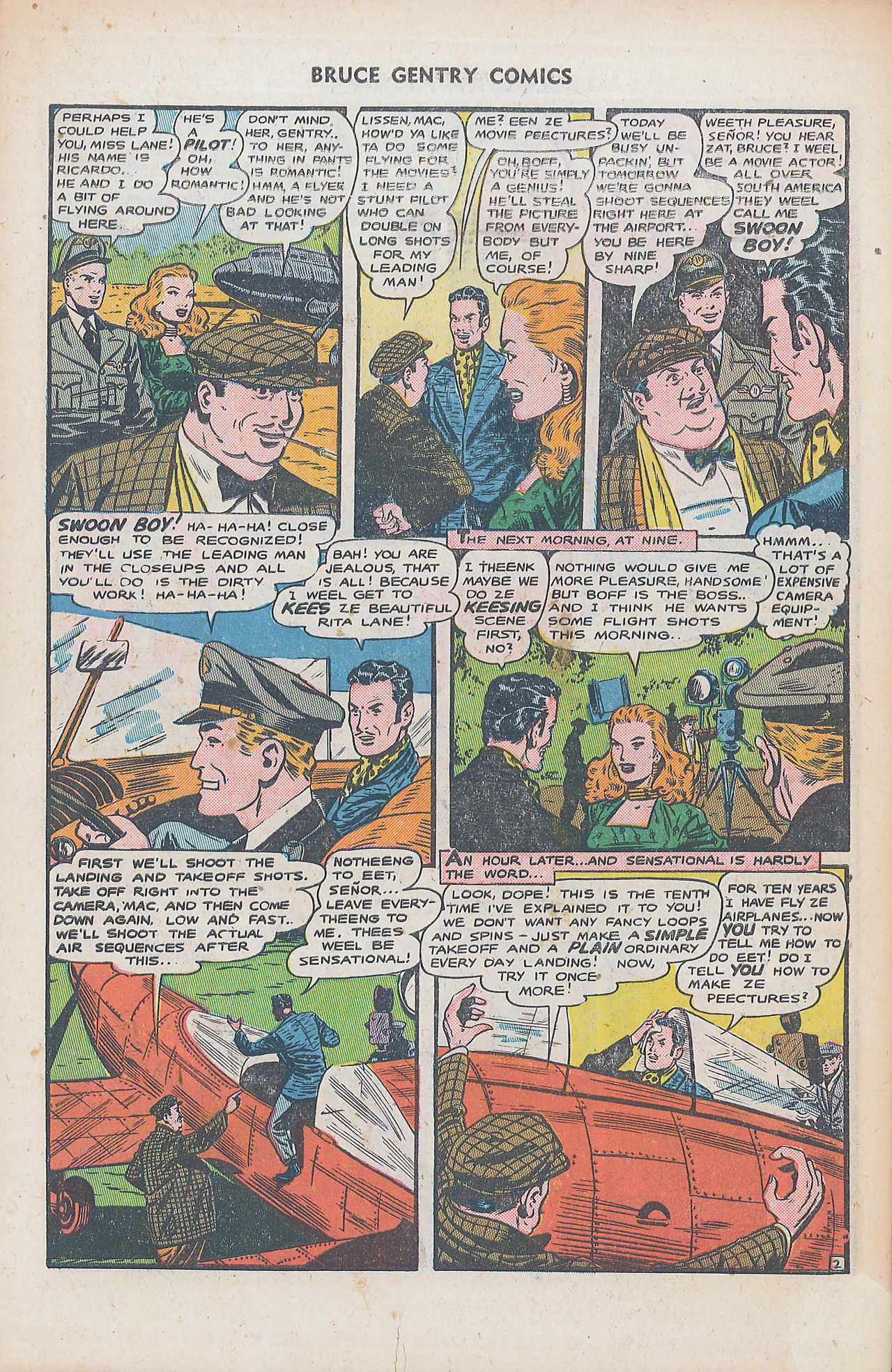 Read online Bruce Gentry comic -  Issue #7 - 30