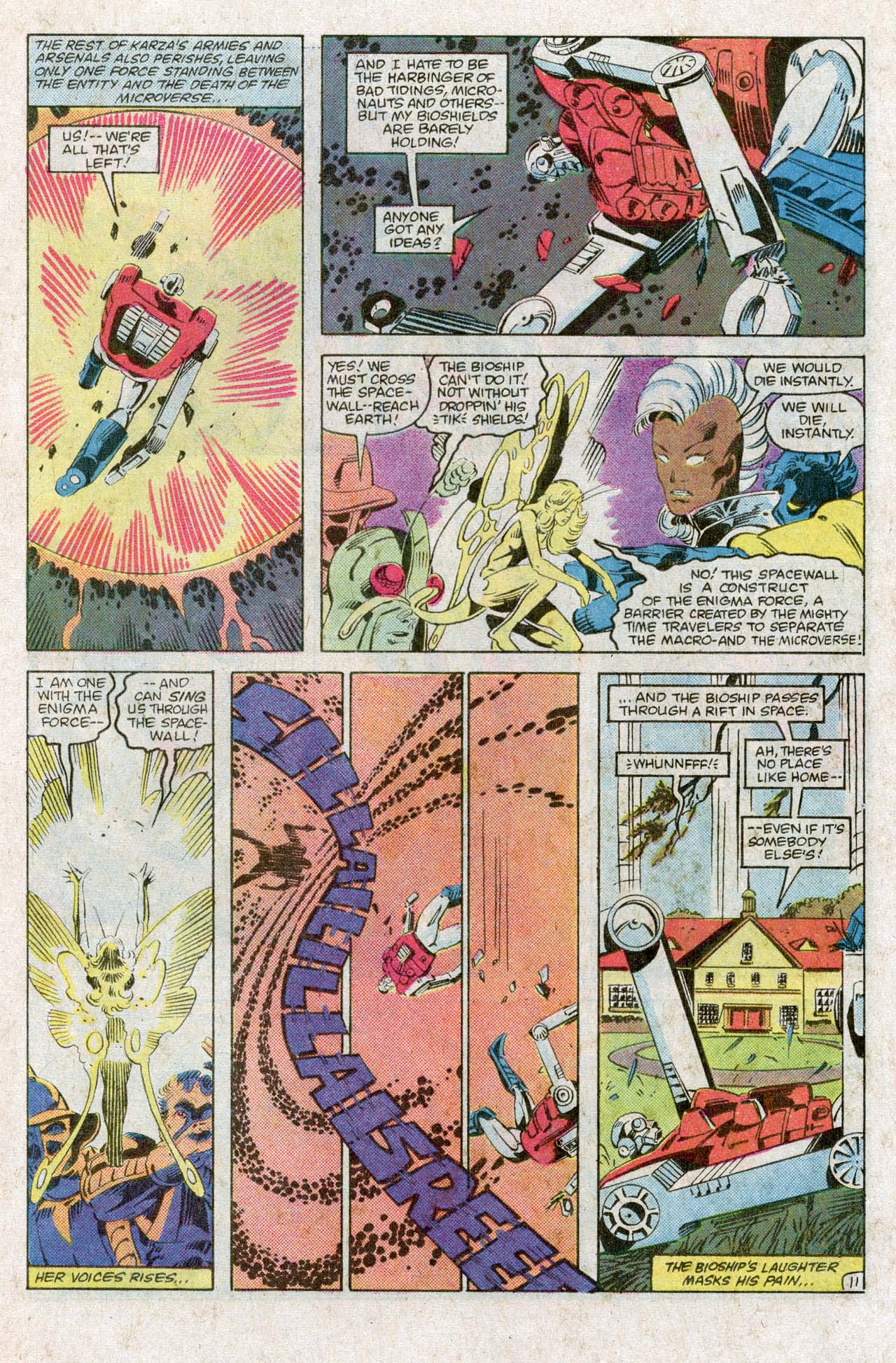 Read online The X-Men and the Micronauts comic -  Issue #4 - 15
