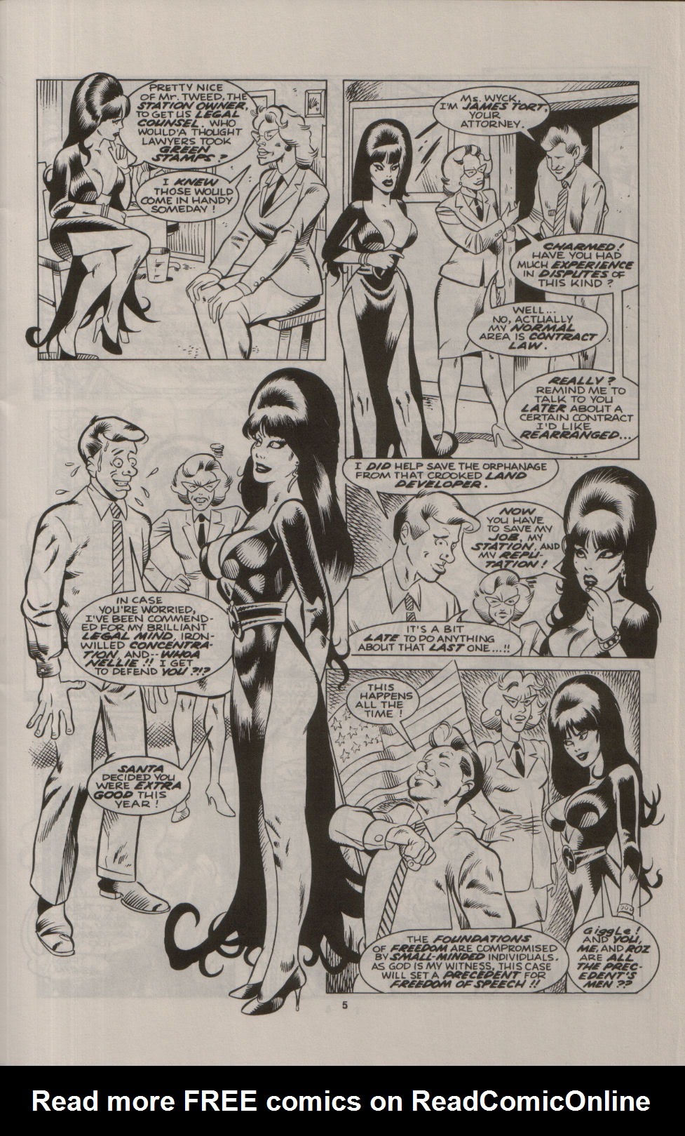 Read online Elvira, Mistress of the Dark comic -  Issue #19 - 6