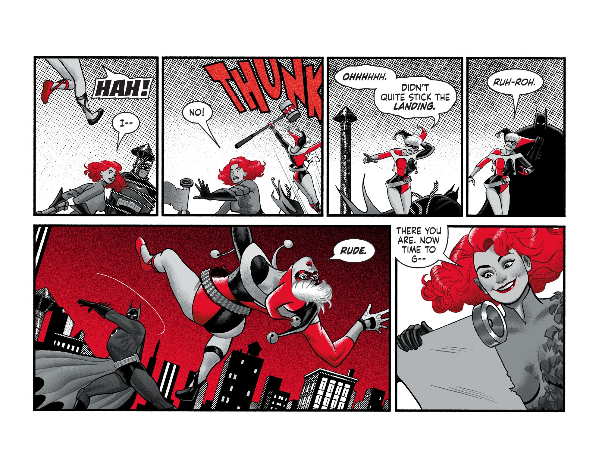 Read online Harley Quinn Black   White   Red comic -  Issue #9 - 8