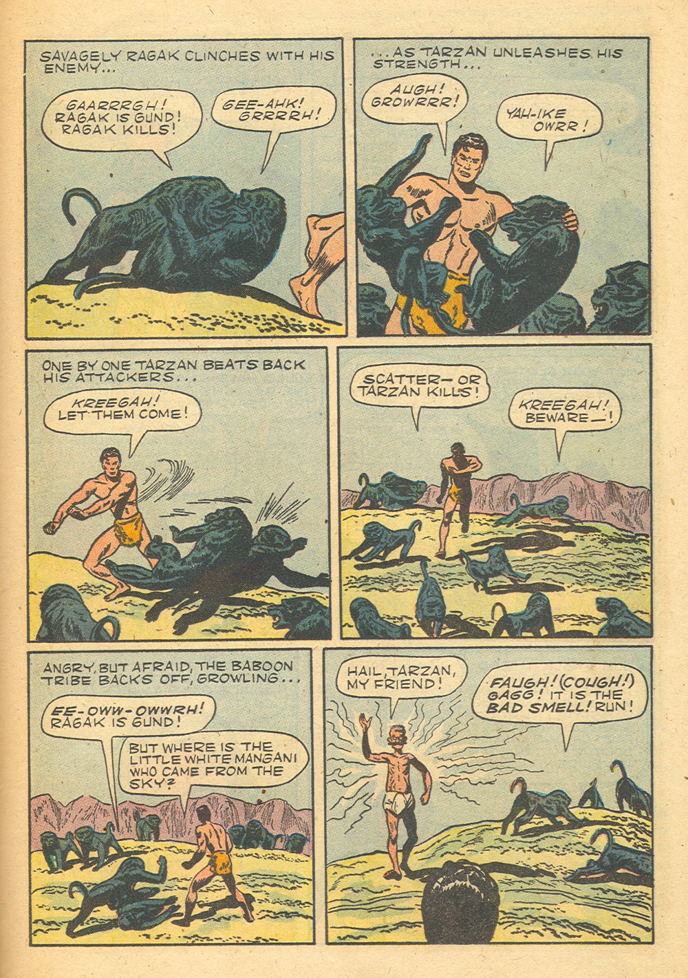 Read online Tarzan (1948) comic -  Issue #32 - 25