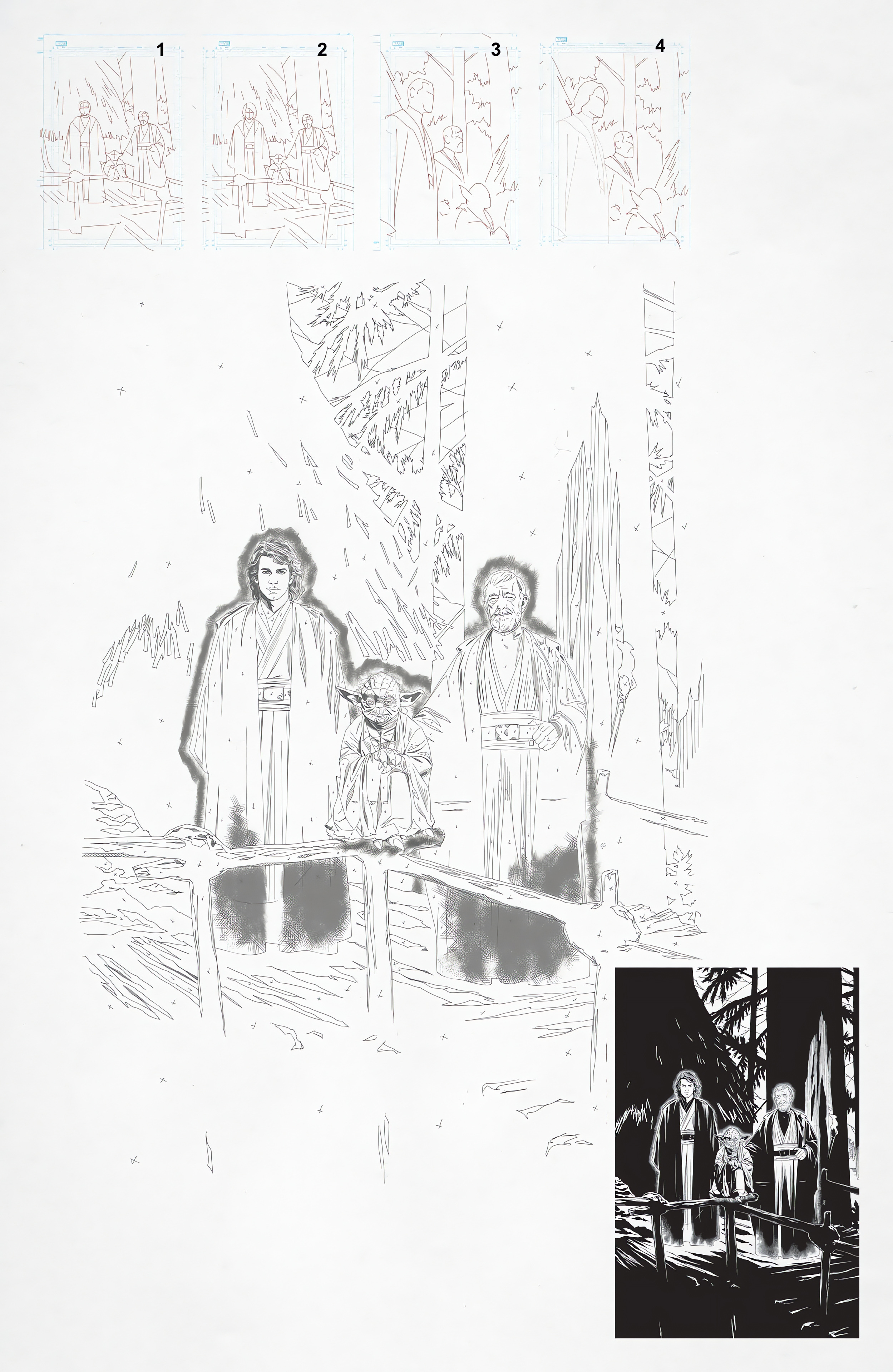 Read online Star Wars: Return of the Jedi - The 40th Anniversary Covers by Chris Sprouse comic -  Issue # Full - 53