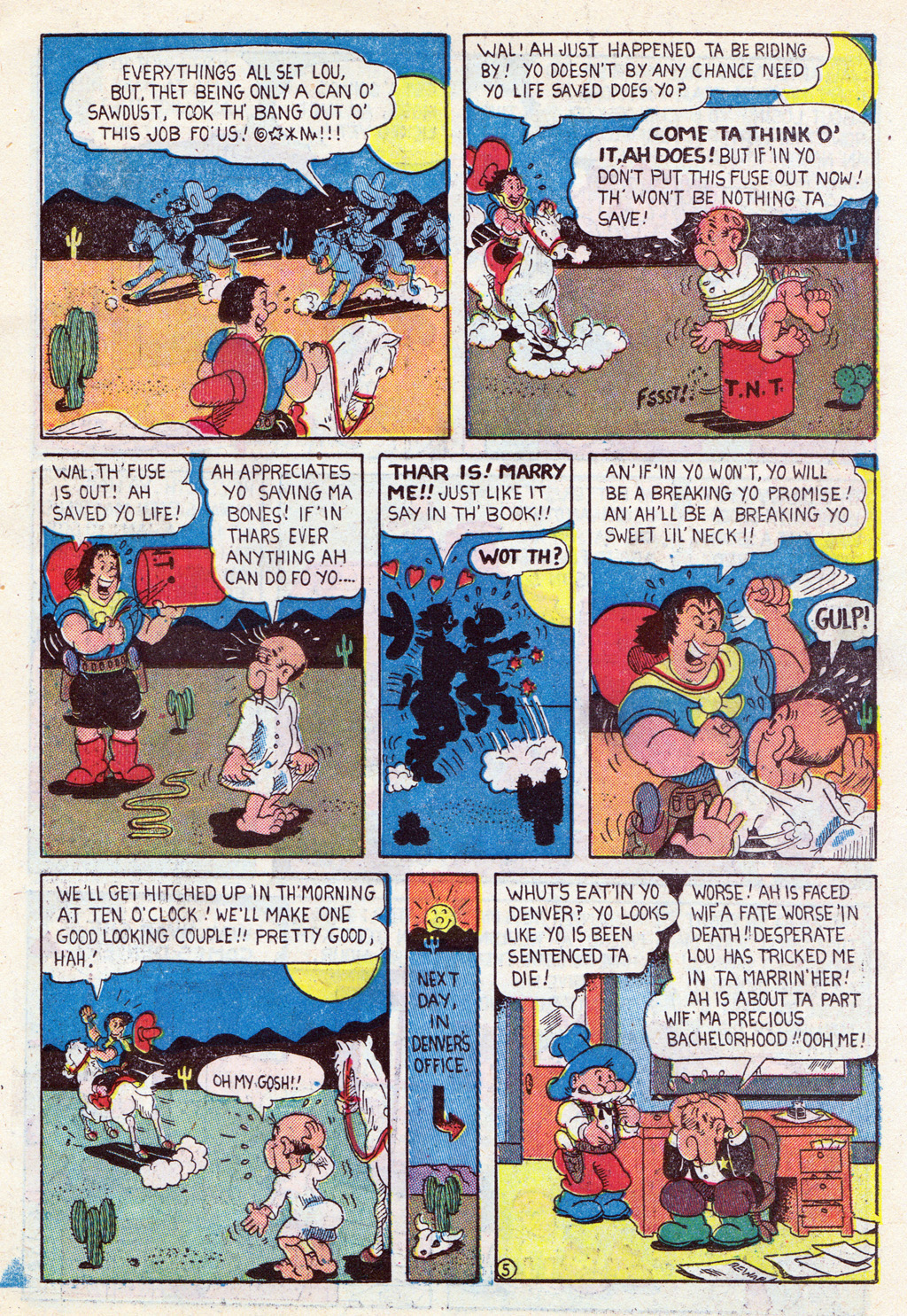 Read online Cowboy Western Comics (1948) comic -  Issue #18 - 11