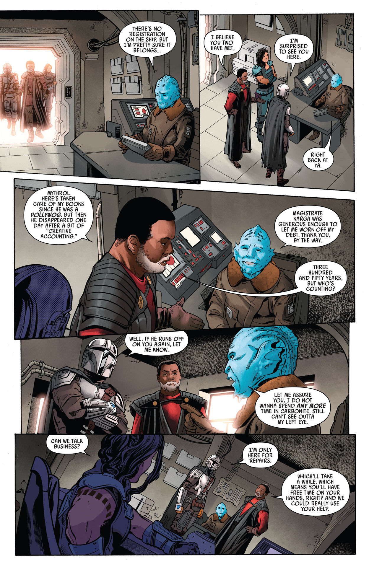 Read online Star Wars: The Mandalorian Season 2 comic -  Issue #4 - 11
