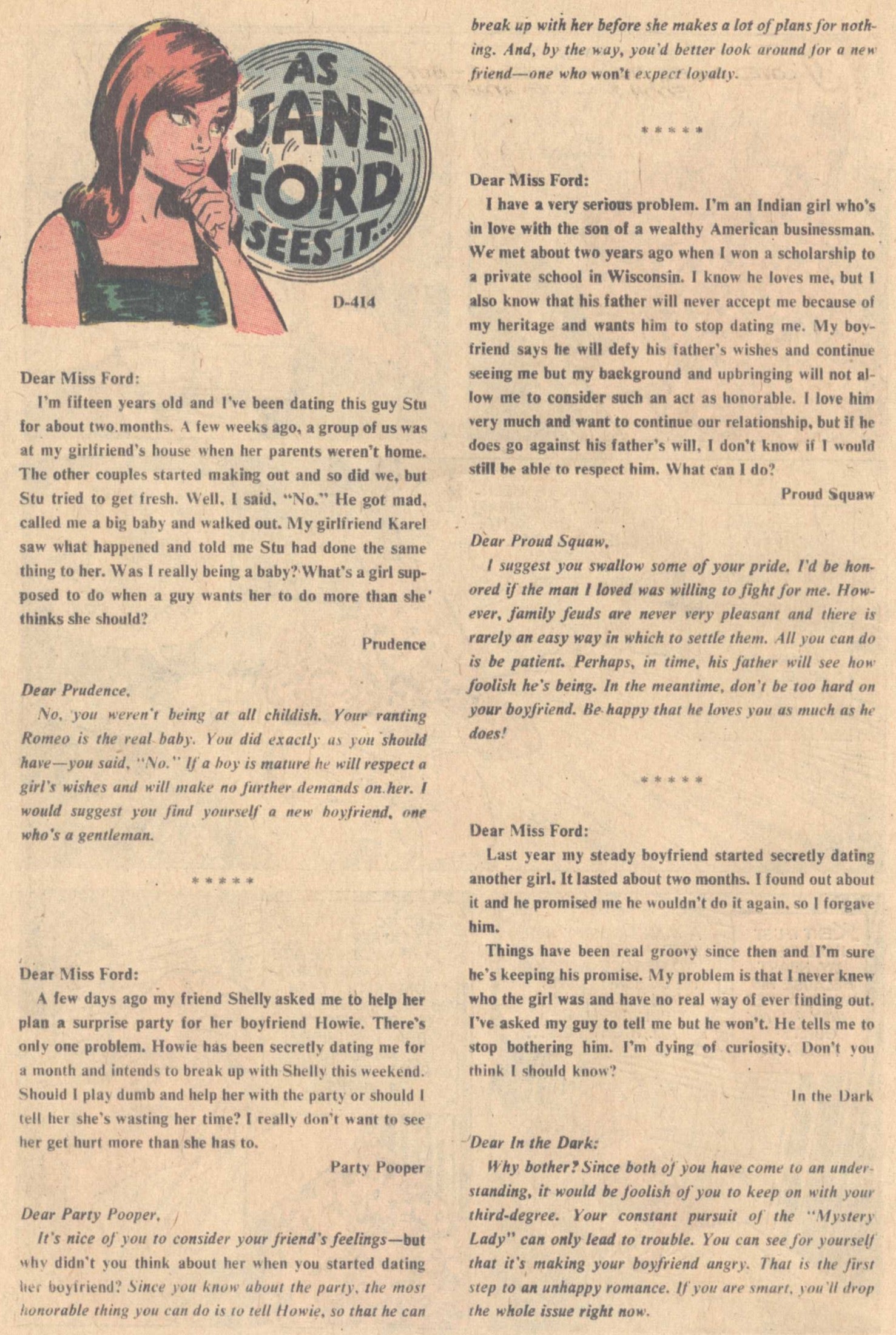 Read online Young Love (1963) comic -  Issue #89 - 16