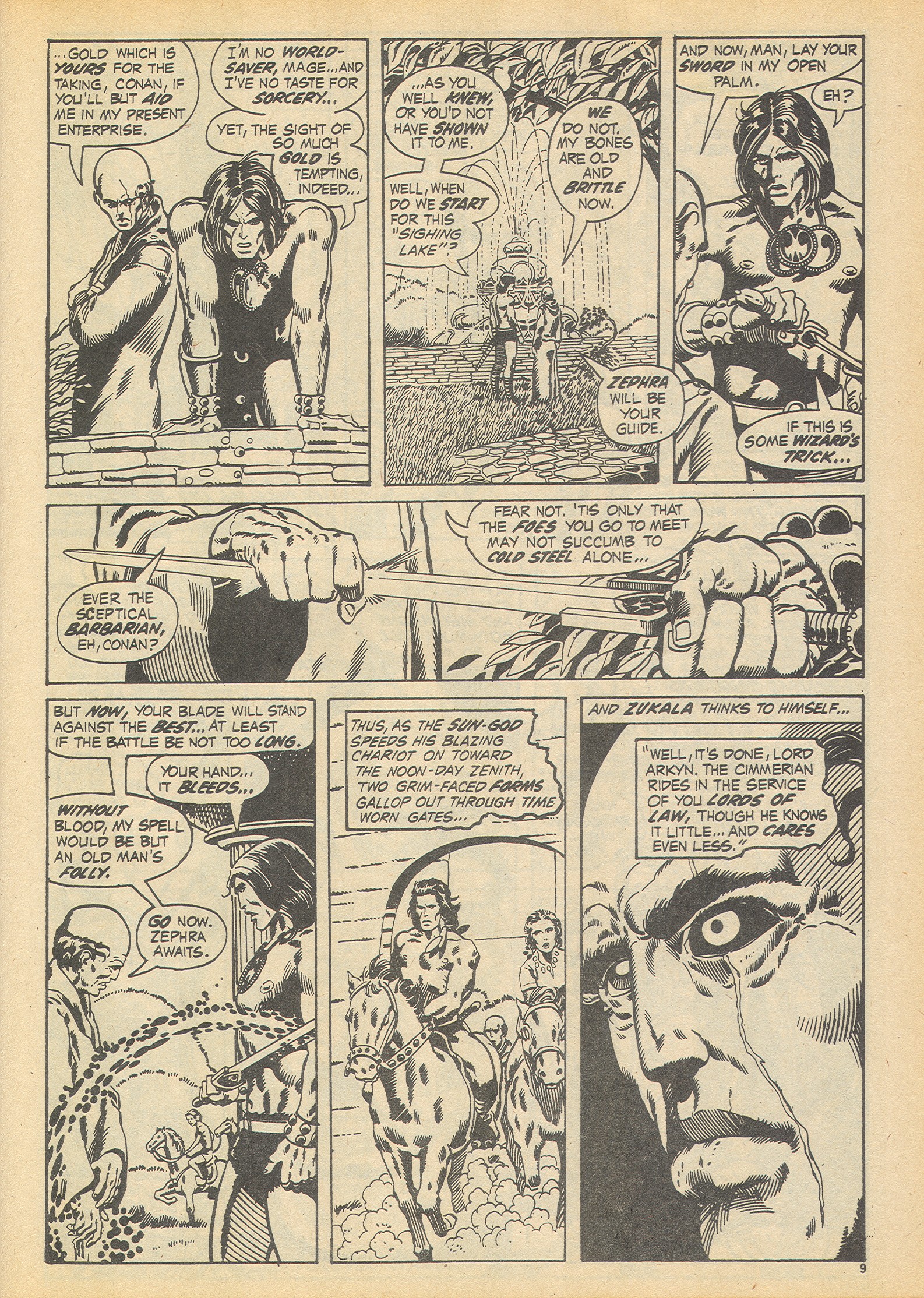 Read online The Savage Sword of Conan (1975) comic -  Issue #15 - 9