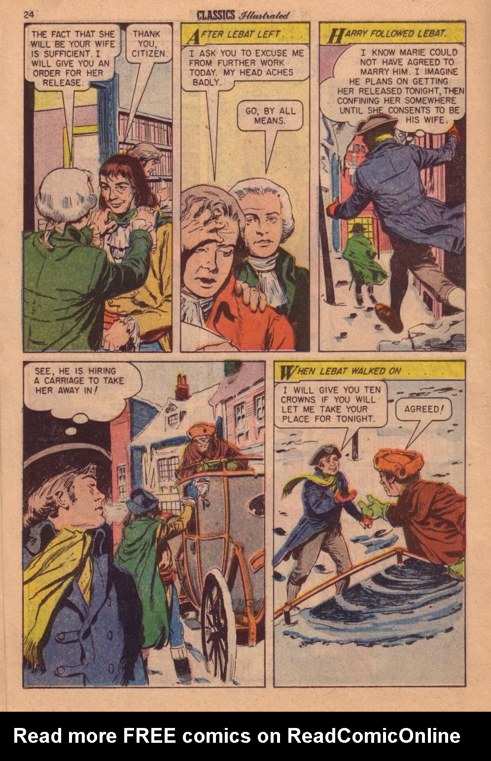 Read online Classics Illustrated comic -  Issue #139 - 25