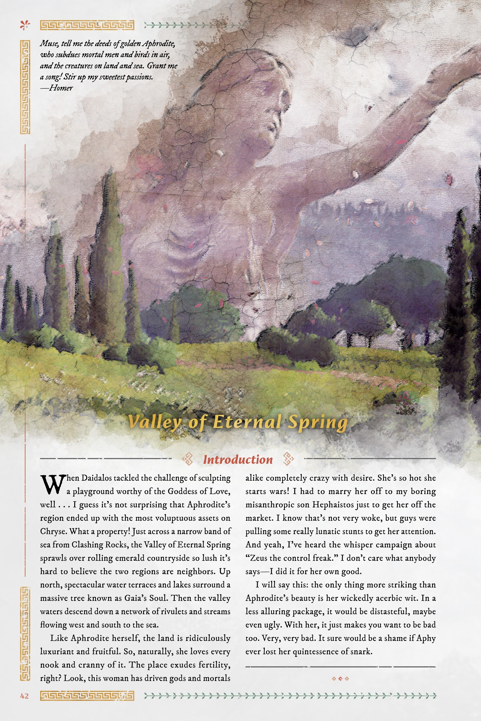 Read online Immortals Fenyx Rising: A Traveler's Guide to the Golden Isle comic -  Issue # TPB - 42