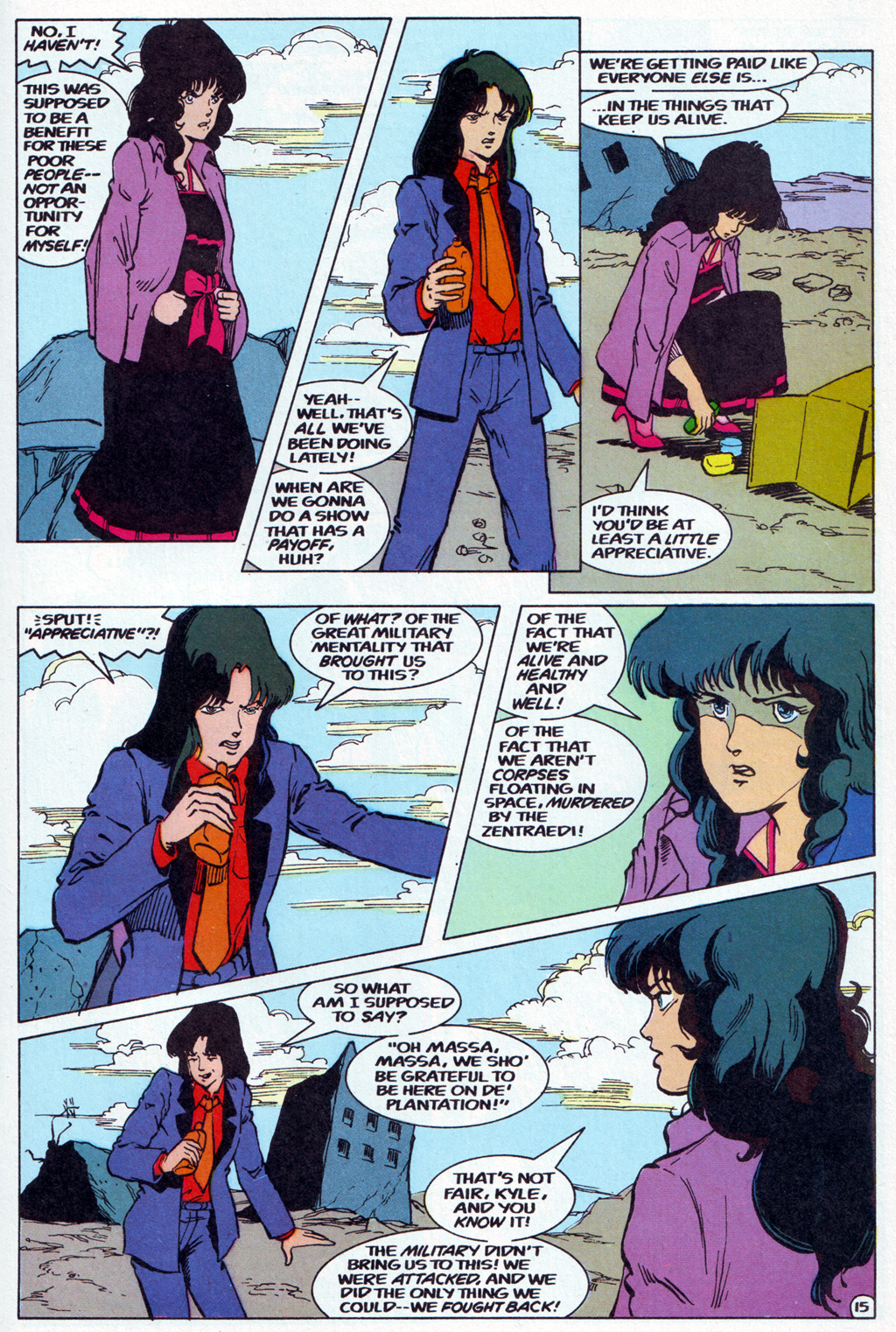 Read online Robotech The Macross Saga comic -  Issue #28 - 17