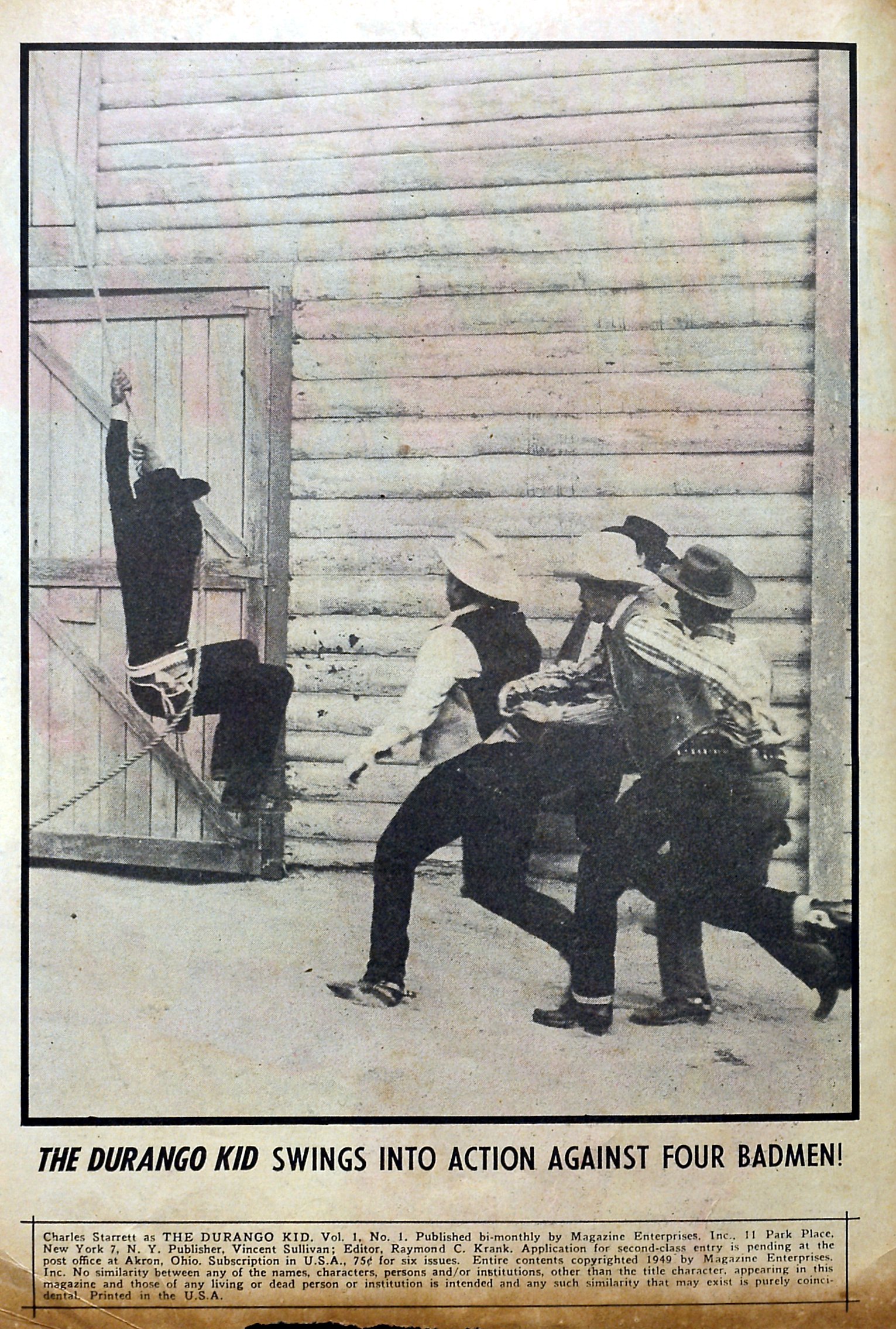 Read online Charles Starrett as The Durango Kid comic -  Issue #1 - 2