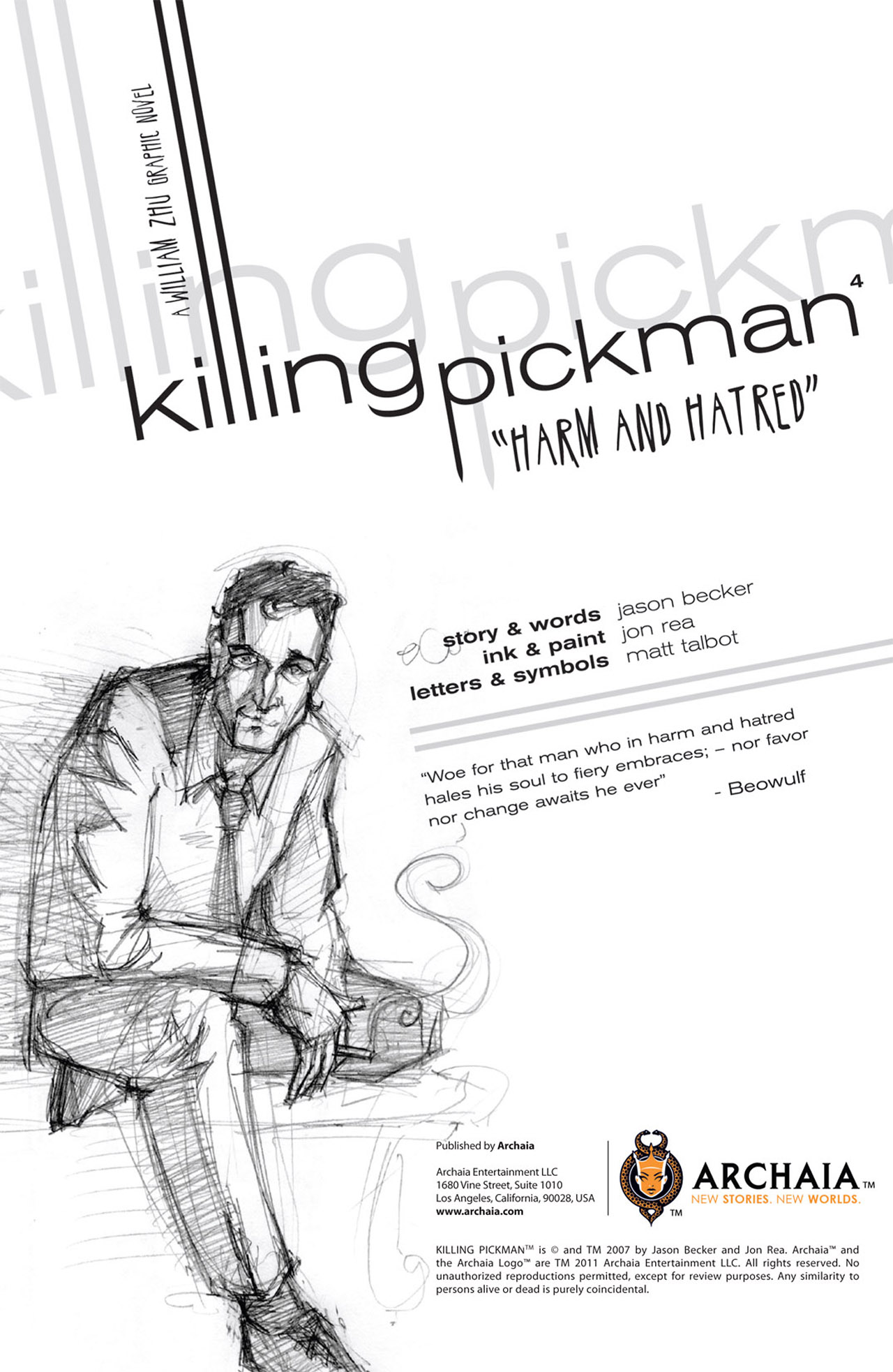 Read online Killing Pickman comic -  Issue #4 - 2