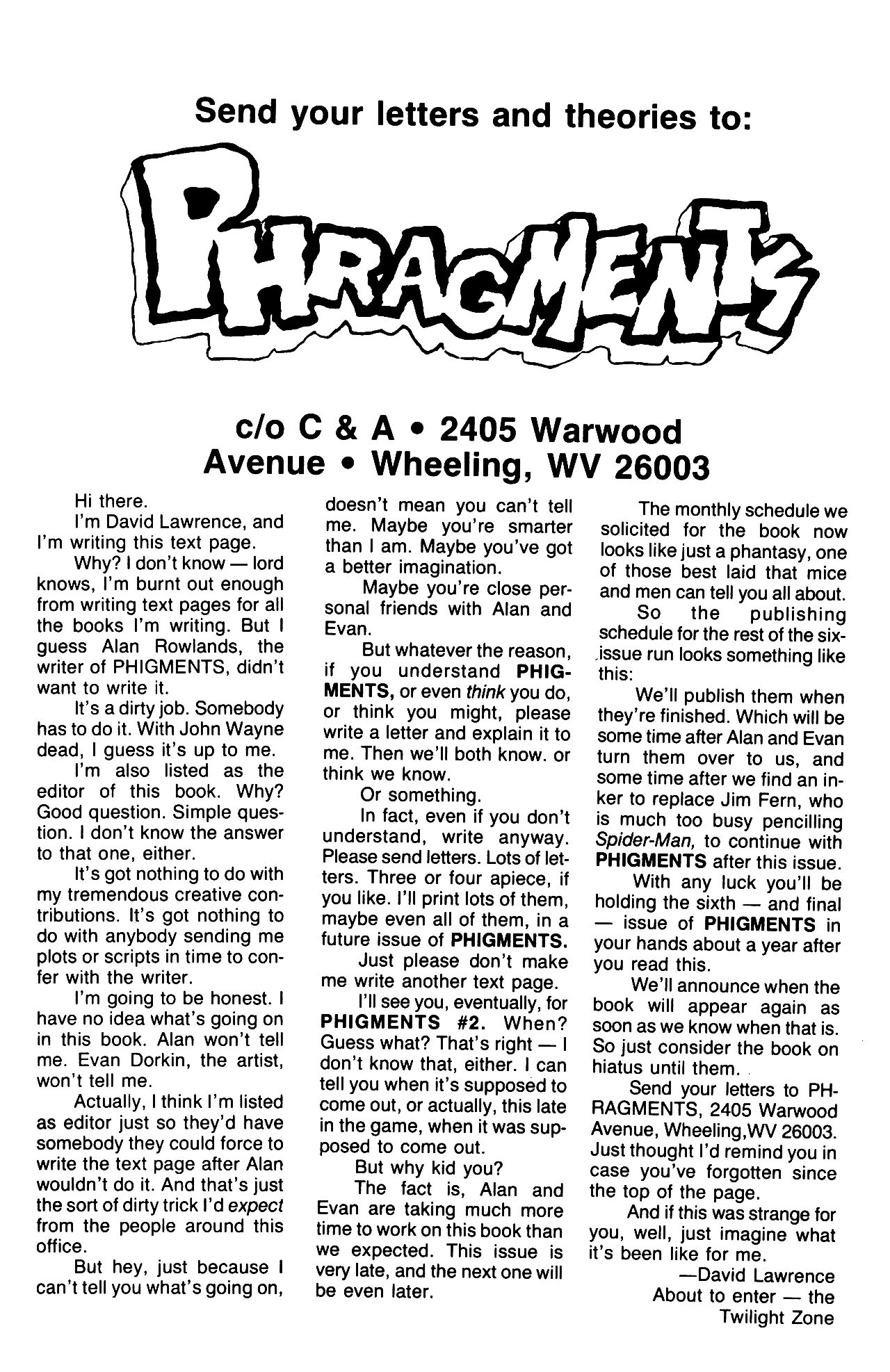 Read online Phigments comic -  Issue #1 - 32
