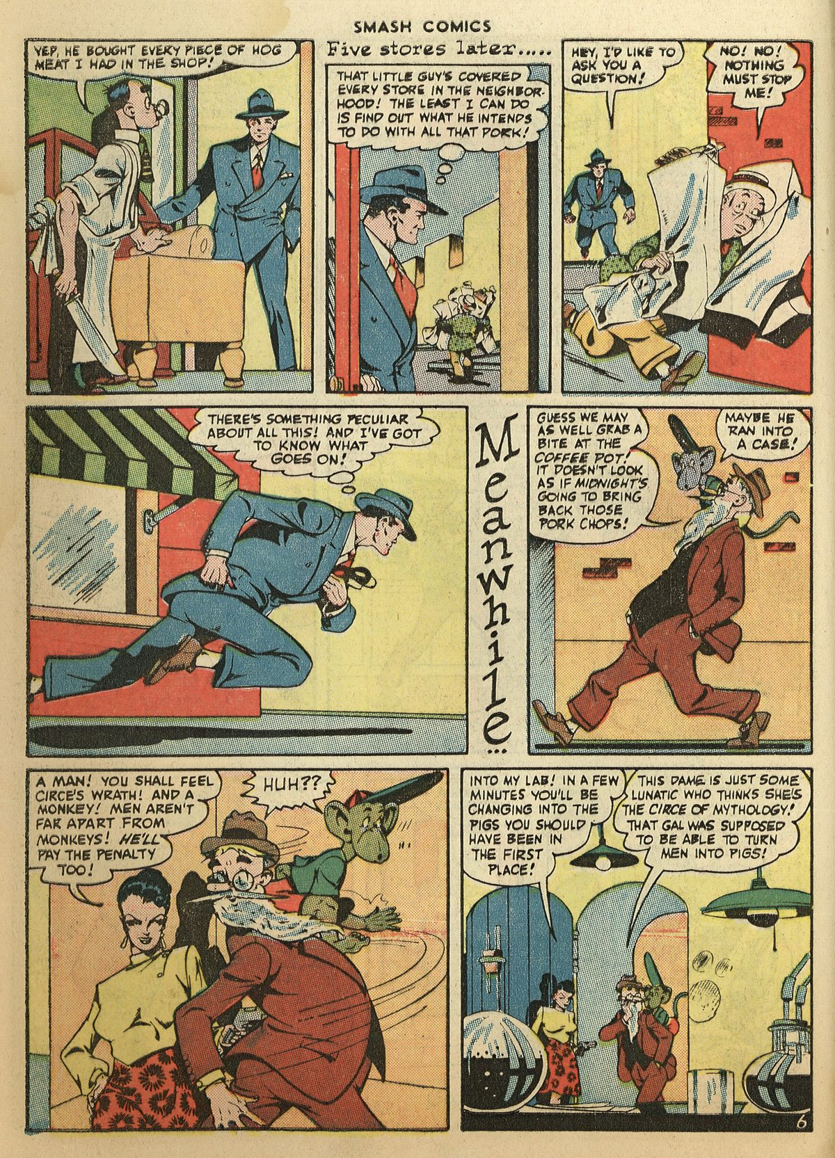 Read online Smash Comics comic -  Issue #66 - 8