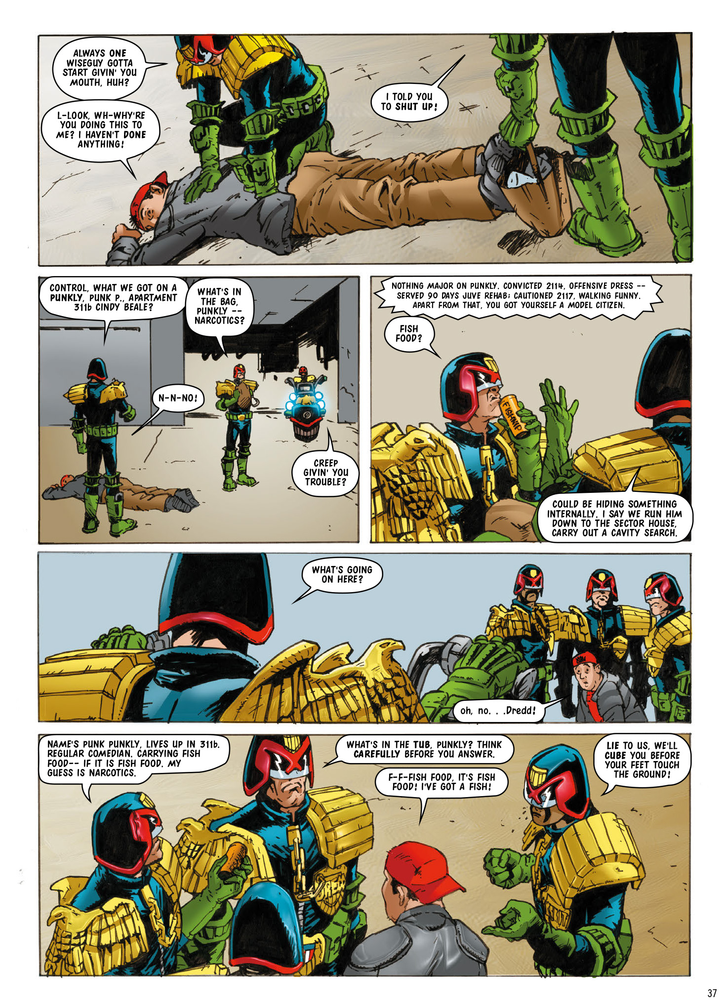 Read online Judge Dredd: The Complete Case Files comic -  Issue # TPB 32 (Part 1) - 39