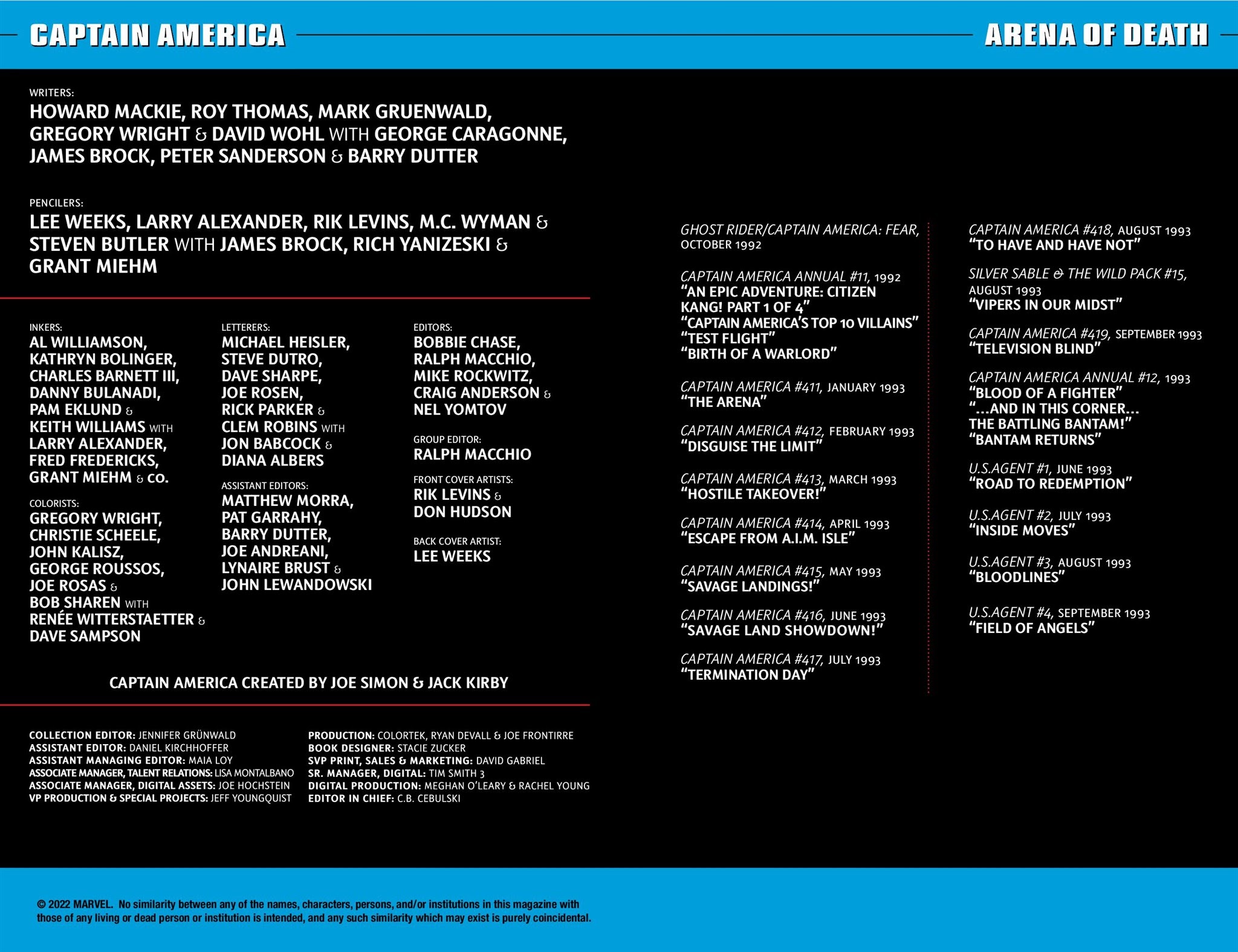 Read online Captain America Epic Collection comic -  Issue # TPB Arena Of Death (Part 1) - 3