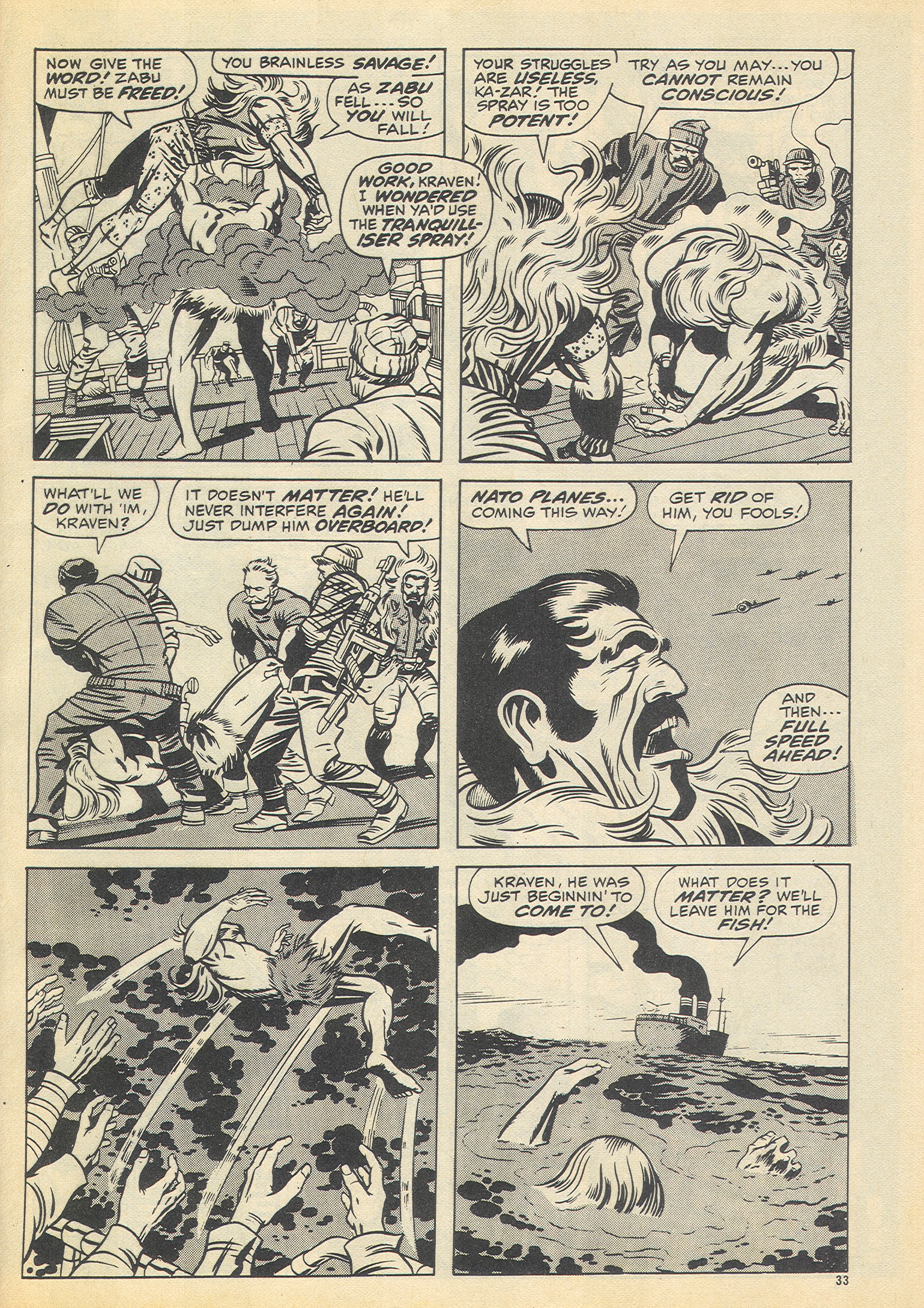 Read online Planet of the Apes (1974) comic -  Issue #2 - 33