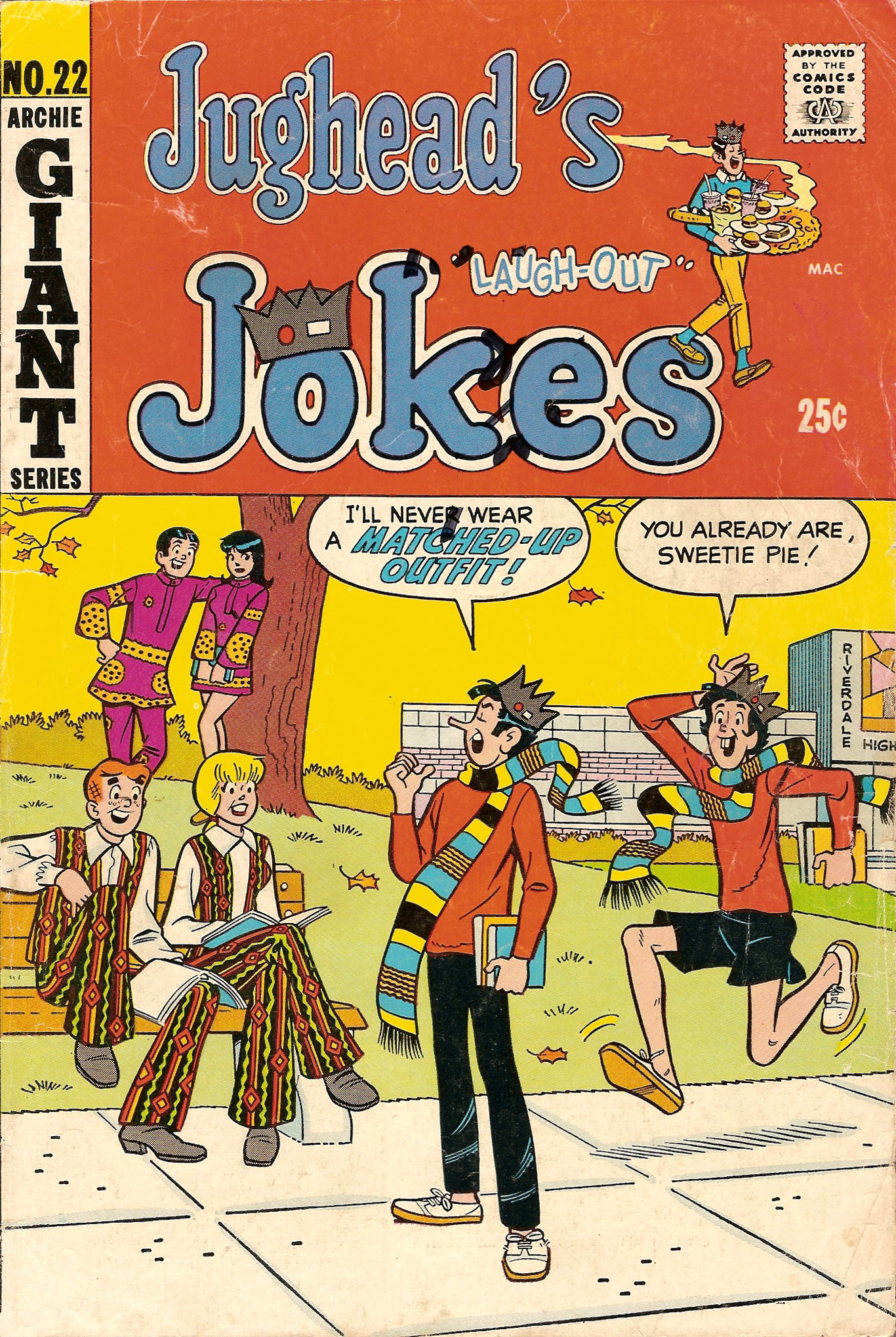 Read online Jughead's Jokes comic -  Issue #22 - 1