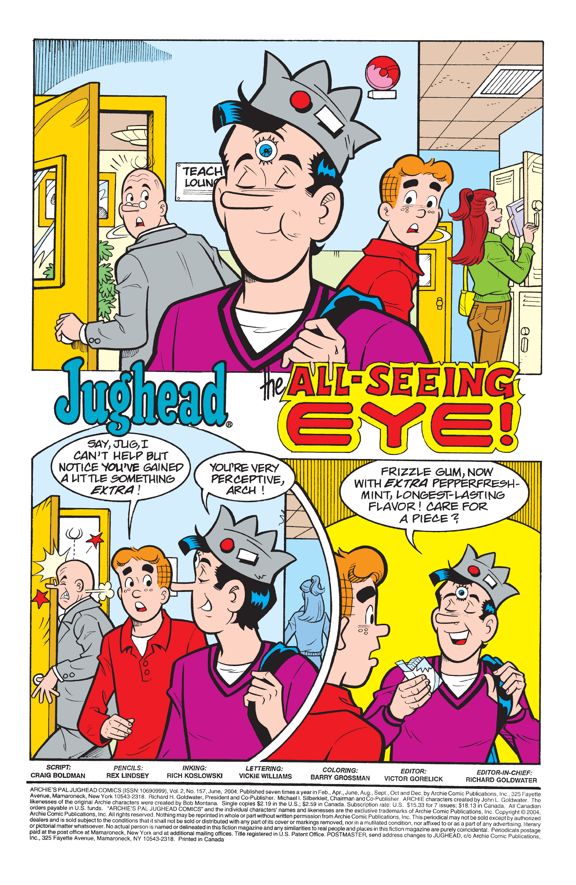 Read online Archie's Pal Jughead Comics comic -  Issue #157 - 2