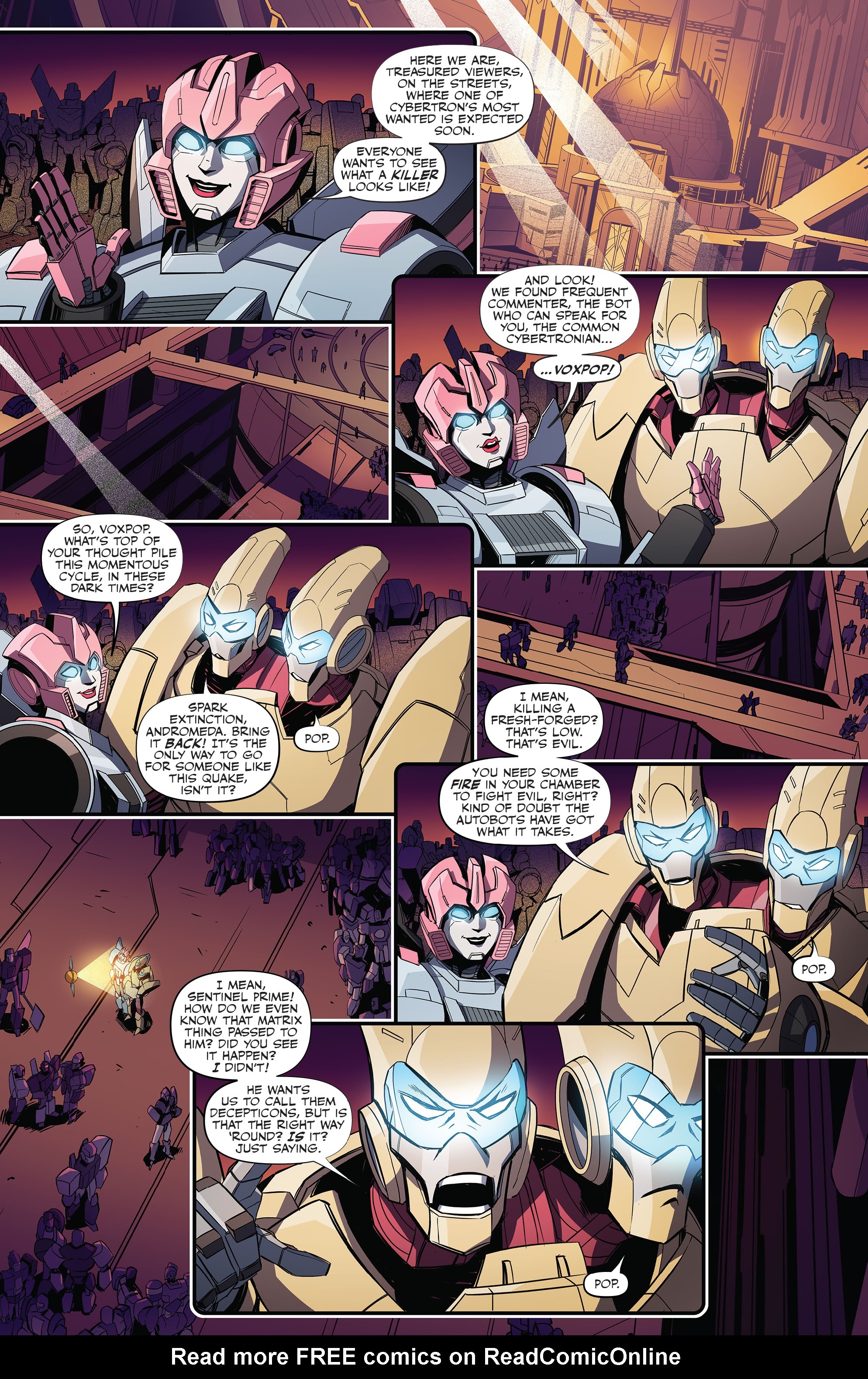 Read online Transformers (2019) comic -  Issue #22 - 12