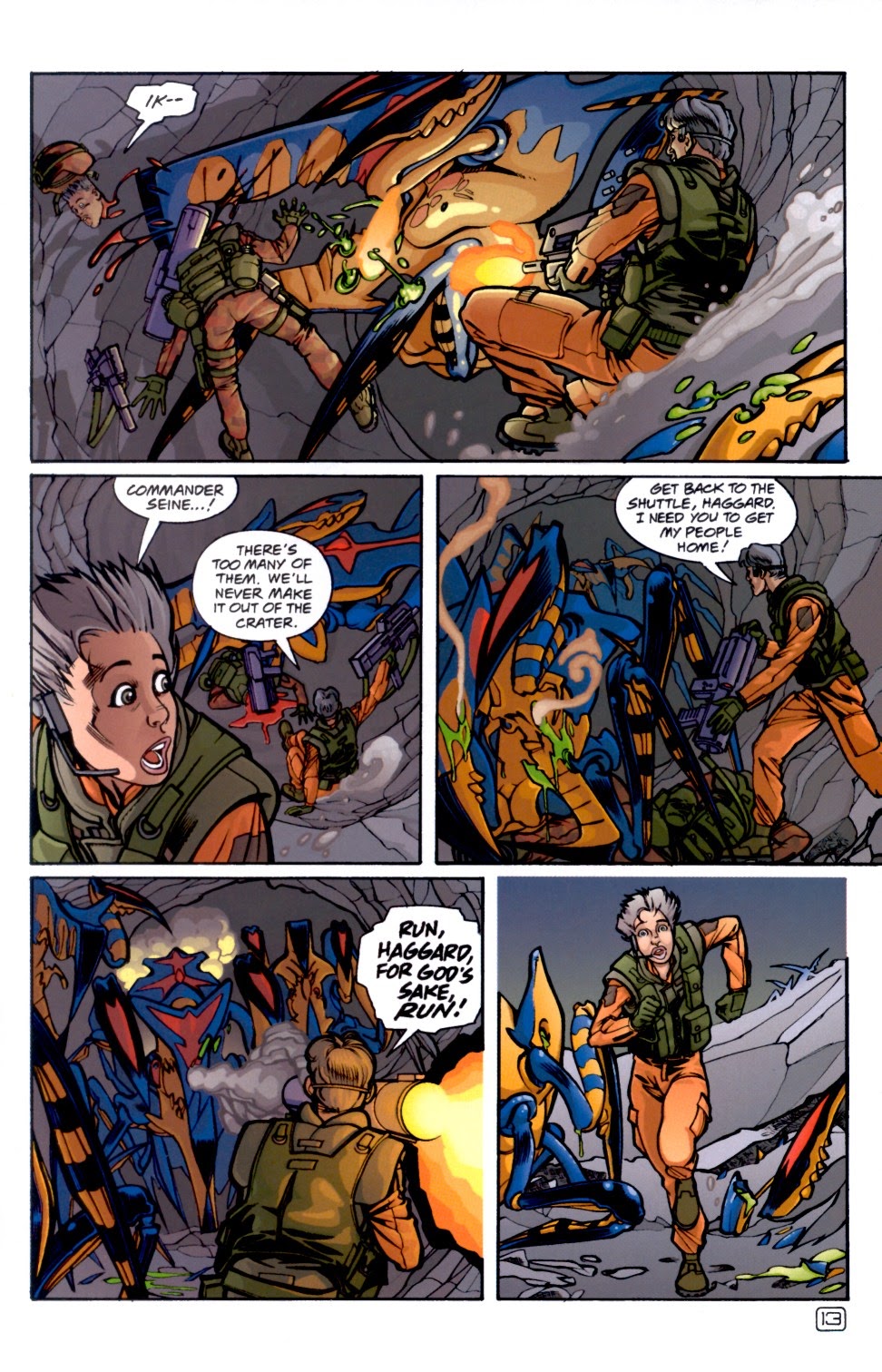 Read online Starship Troopers: Insect Touch comic -  Issue #3 - 14