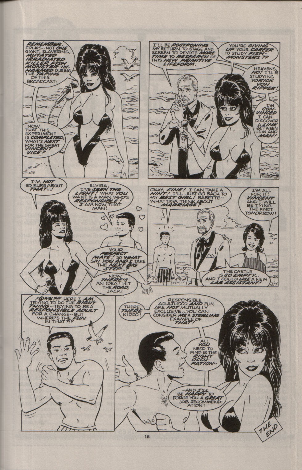 Read online Elvira, Mistress of the Dark comic -  Issue #24 - 16