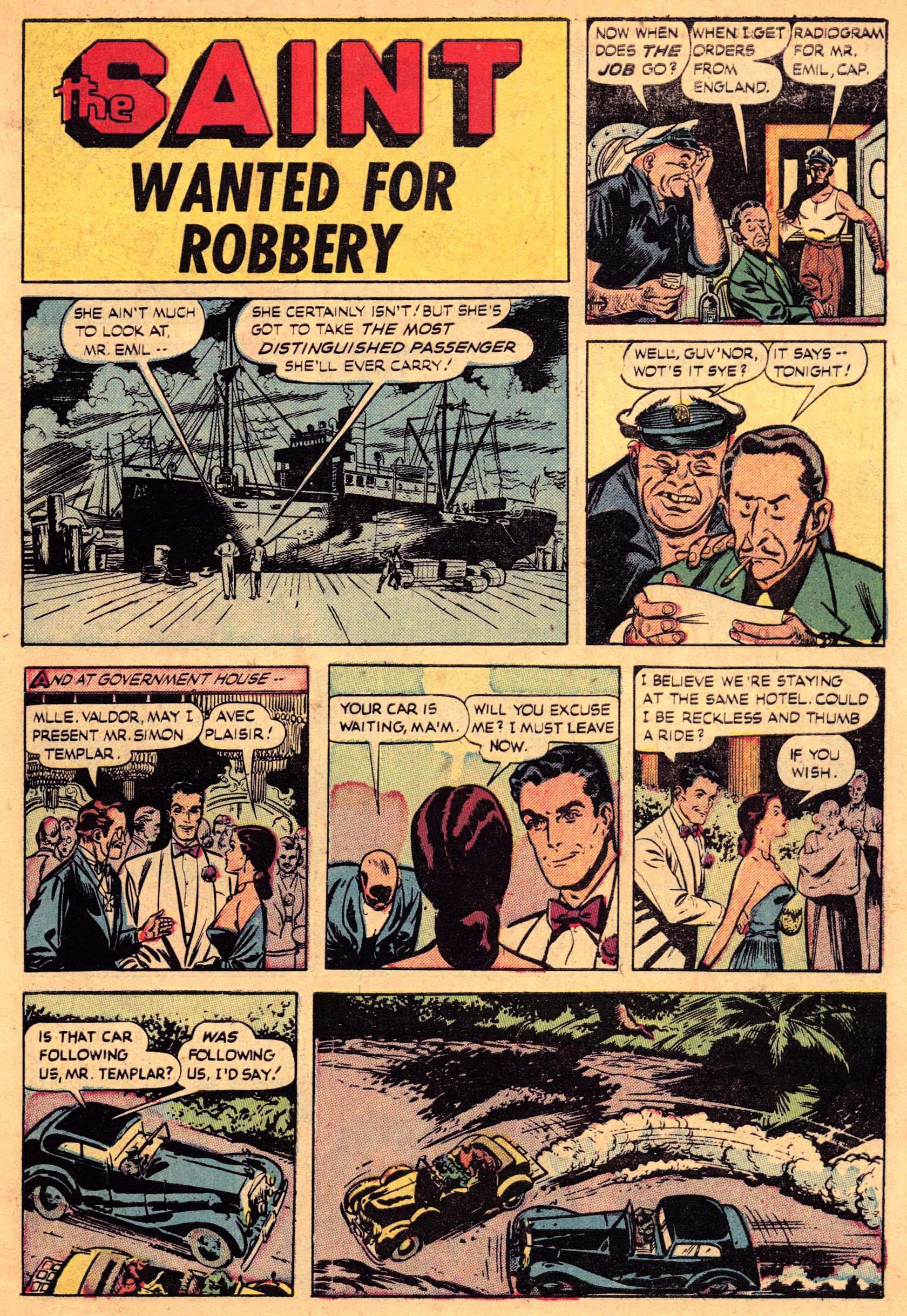 Read online The Saint (1947) comic -  Issue #11 - 3