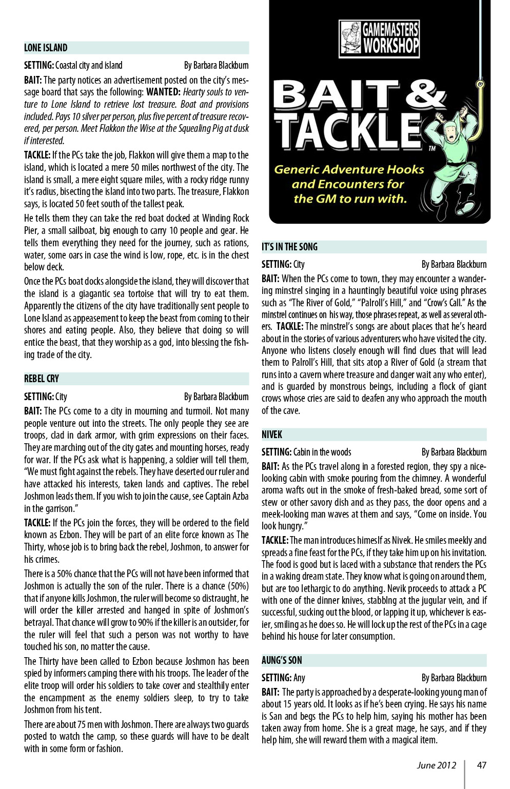 Read online Knights of the Dinner Table comic -  Issue #188 - 49