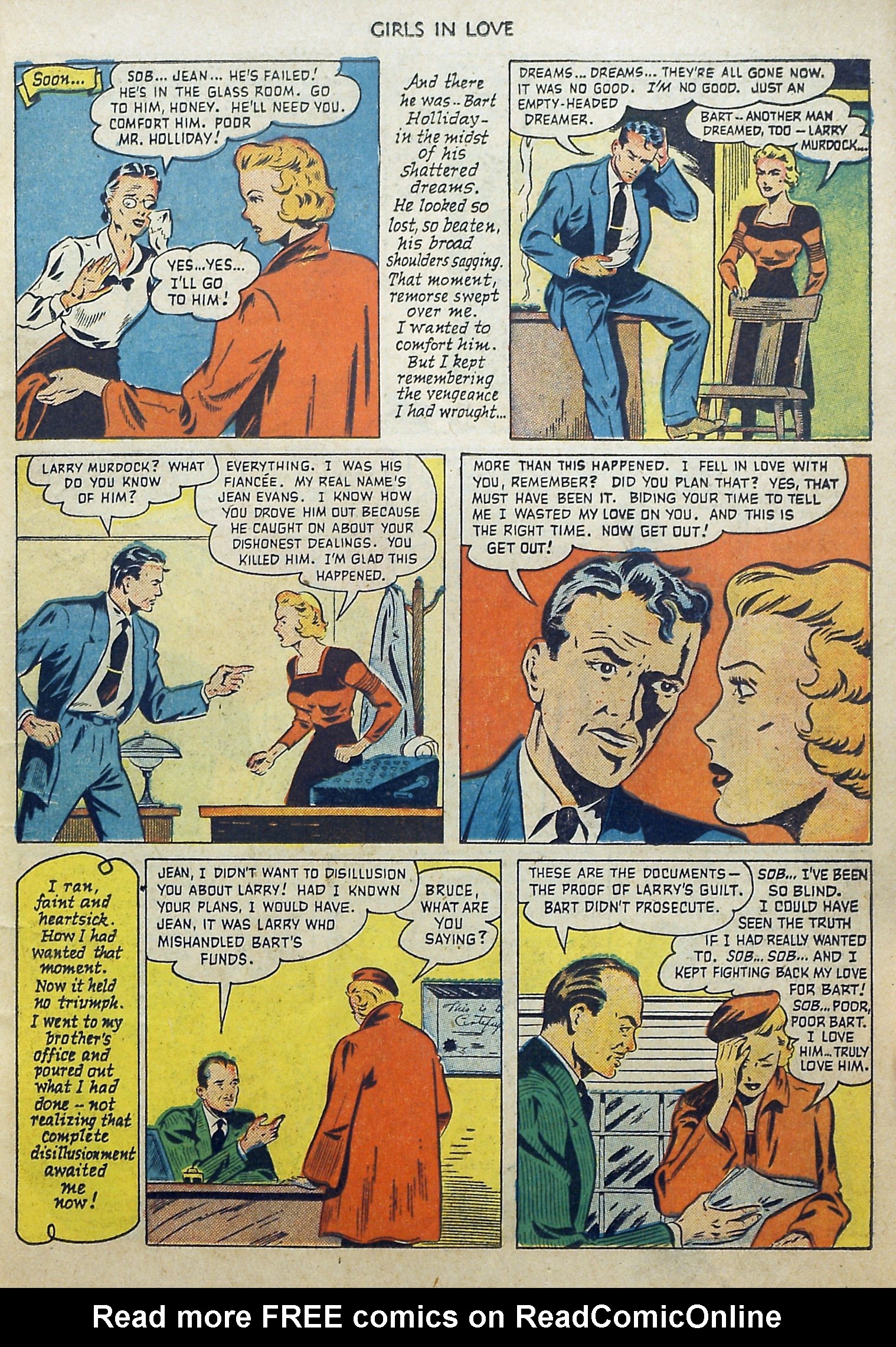 Read online Girls in Love (1950) comic -  Issue #2 - 23