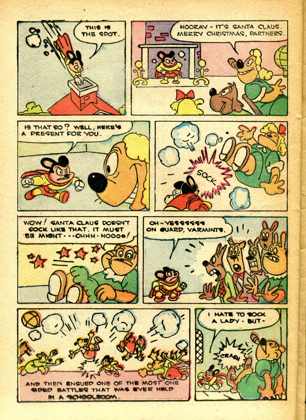 Read online Paul Terry's Mighty Mouse Comics comic -  Issue #27 - 32